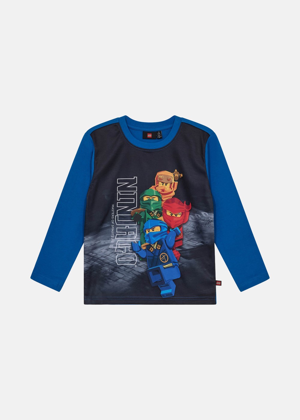 LWTAFFY 620 - T-SHIRT L/S, Blue, 122, T-shirts | Junior - Kläder - T-shirts | Padelspecialisterna