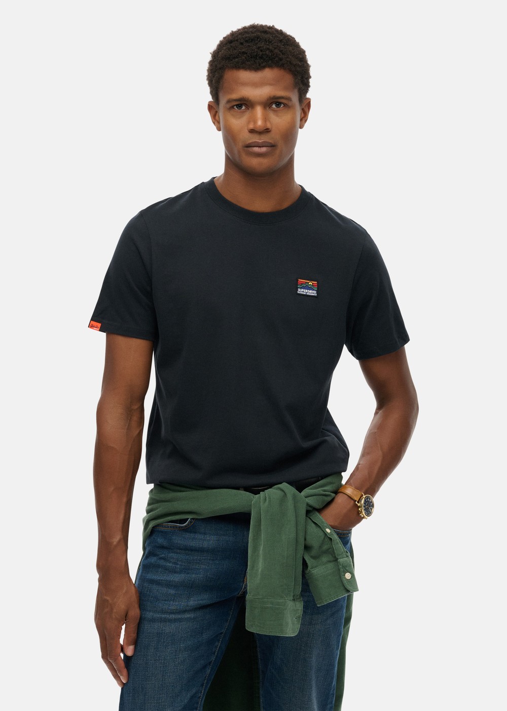 GREAT OUTDOORS EMB RELAXED TEE, Eclipse Navy, 3XL, T-shirts | Herr - Kläder - T-shirts | Padelspecialisterna