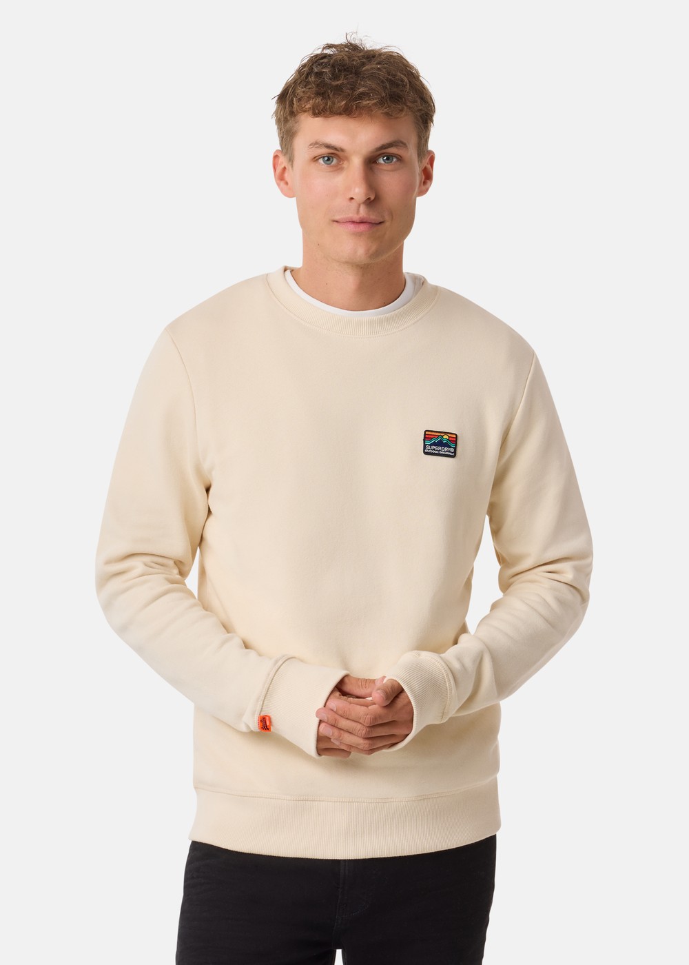 GREAT OUTDOORS EMB RLXD SWEAT, Oatmeal Beige, XL, Sweatshirts | Herr - Kläder - Tröjor - Sweatshirts | Padelspecialisterna