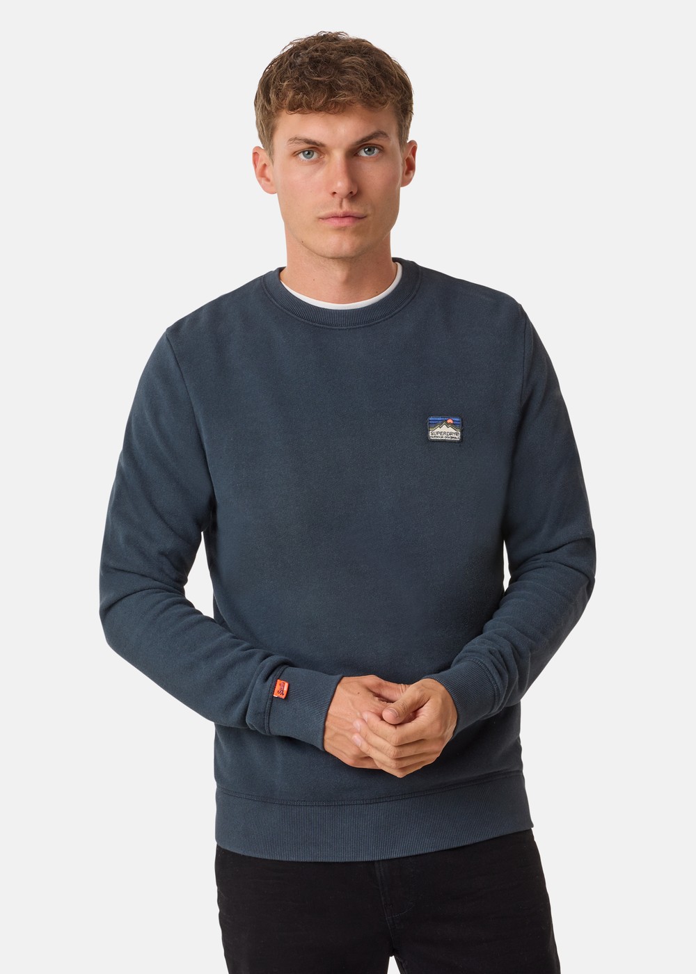 GREAT OUTDOORS EMB RLXD SWEAT, Eclipse Navy, L, Sweatshirts | Herr - Kläder - Tröjor - Sweatshirts | Padelspecialisterna