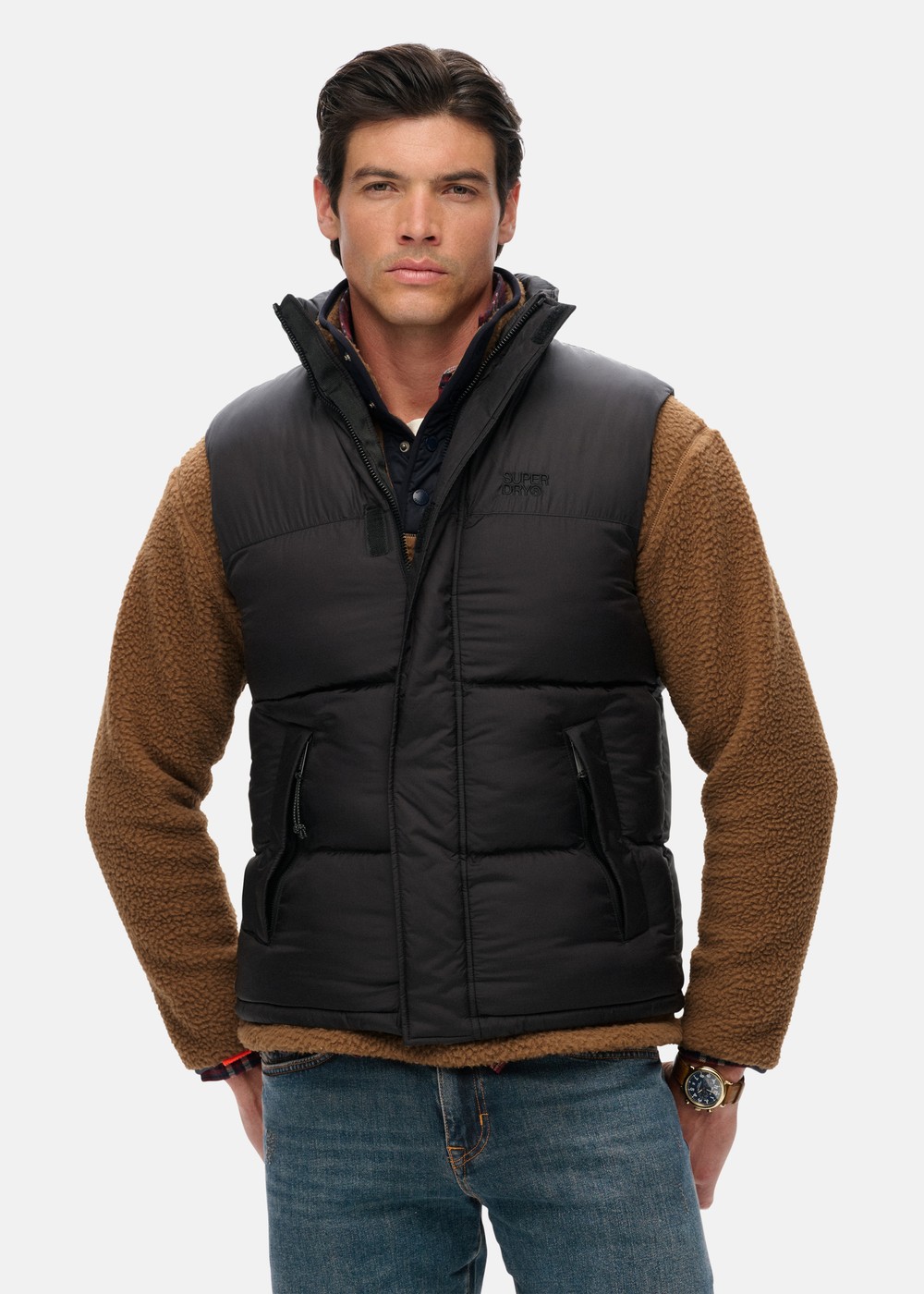 NON HOODED TECH PADDED JKT, Black, S, Vinterjackor | Herr - Kläder - Jackor - Vinterjackor | Padelspecialisterna