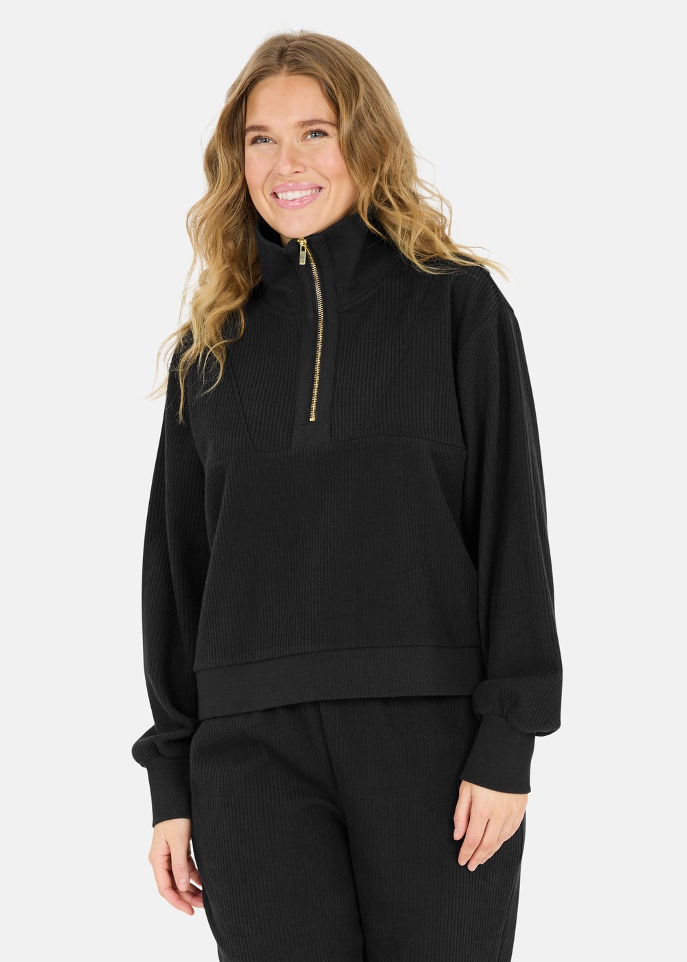 Hecey W Half zip, BLACK, 40, Sweatshirts | Dam - KlÀder - Tröjor - Sweatshirts | Padelspecialisterna