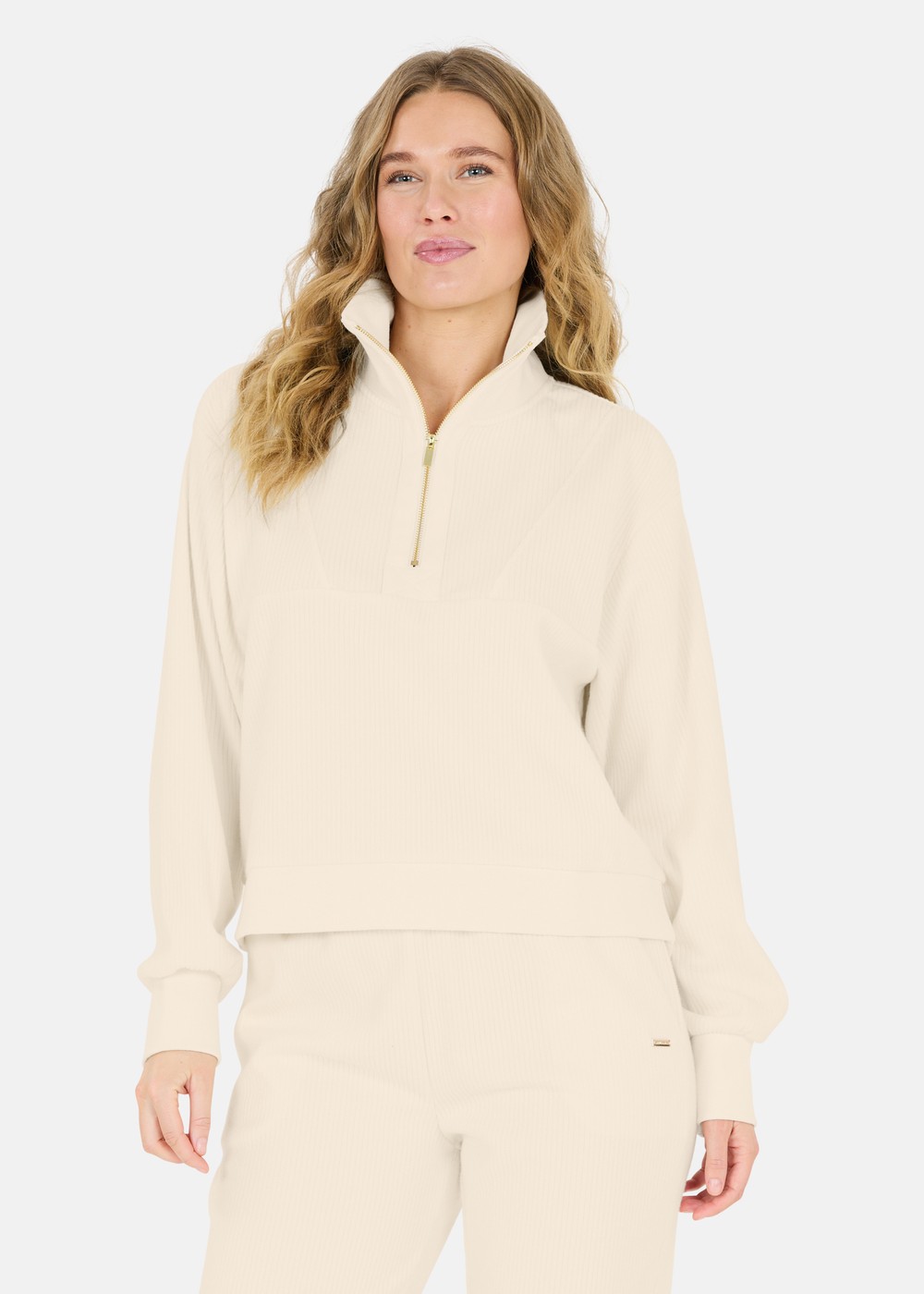 Hecey W Half zip, Whisper White, 40, Sweatshirts | Dam - KlÀder - Tröjor - Sweatshirts | Padelspecialisterna
