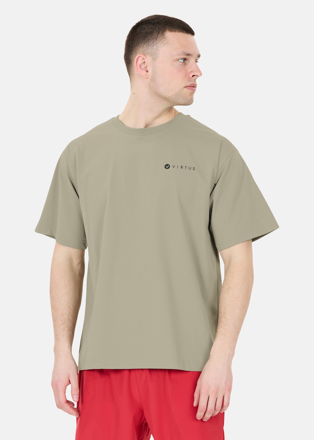 Kallan M S/S Tee, Dried sage, XL, T-shirts | Herr - Kläder - T-shirts | Padelspecialisterna