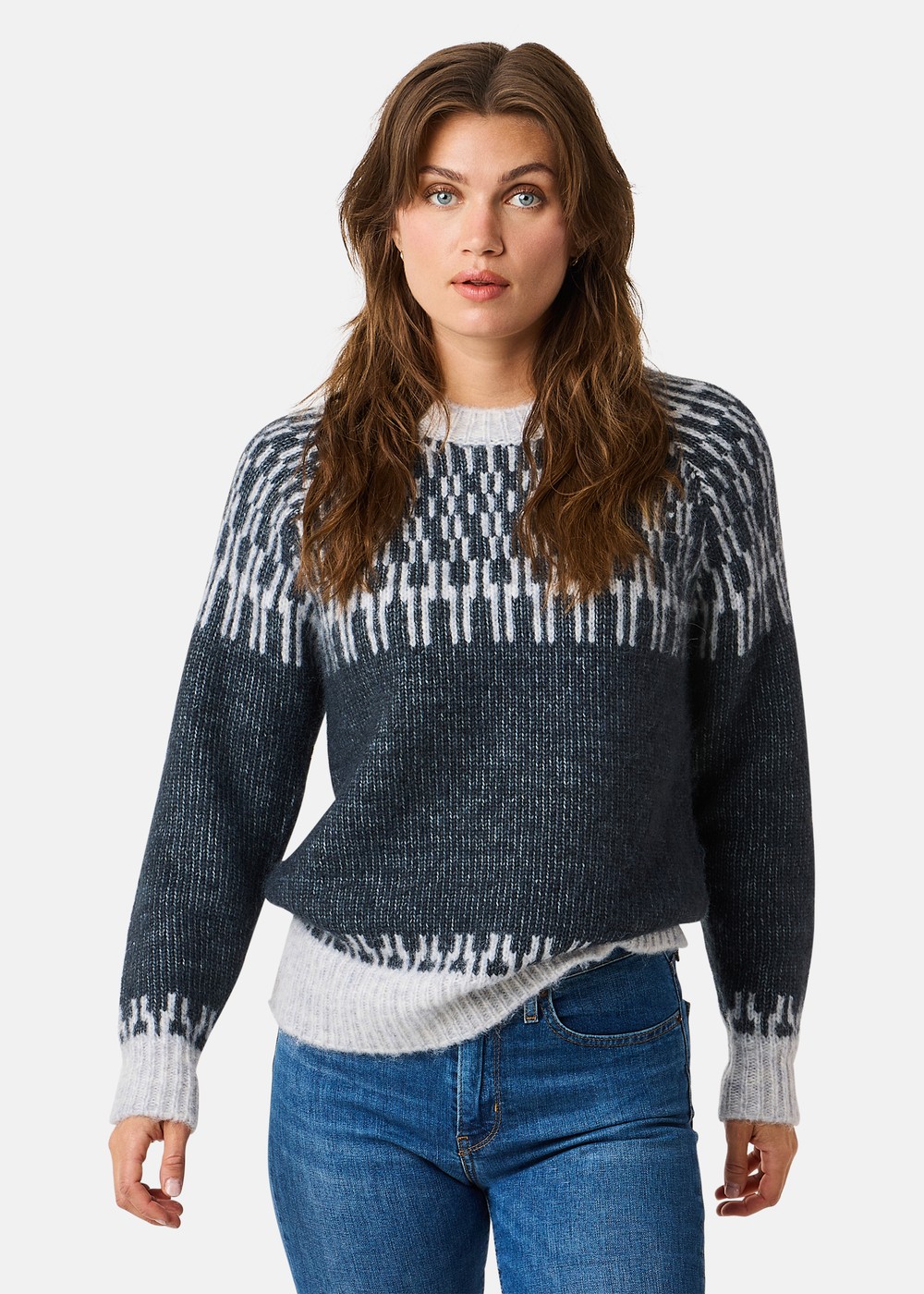 Trondheim Wool Knit W, CHARCOAL MELANGE, 44, Tröjor | Sport & aktivitet - Friluftsliv - Vandringskläder - Tröjor | Padelspecialisterna
