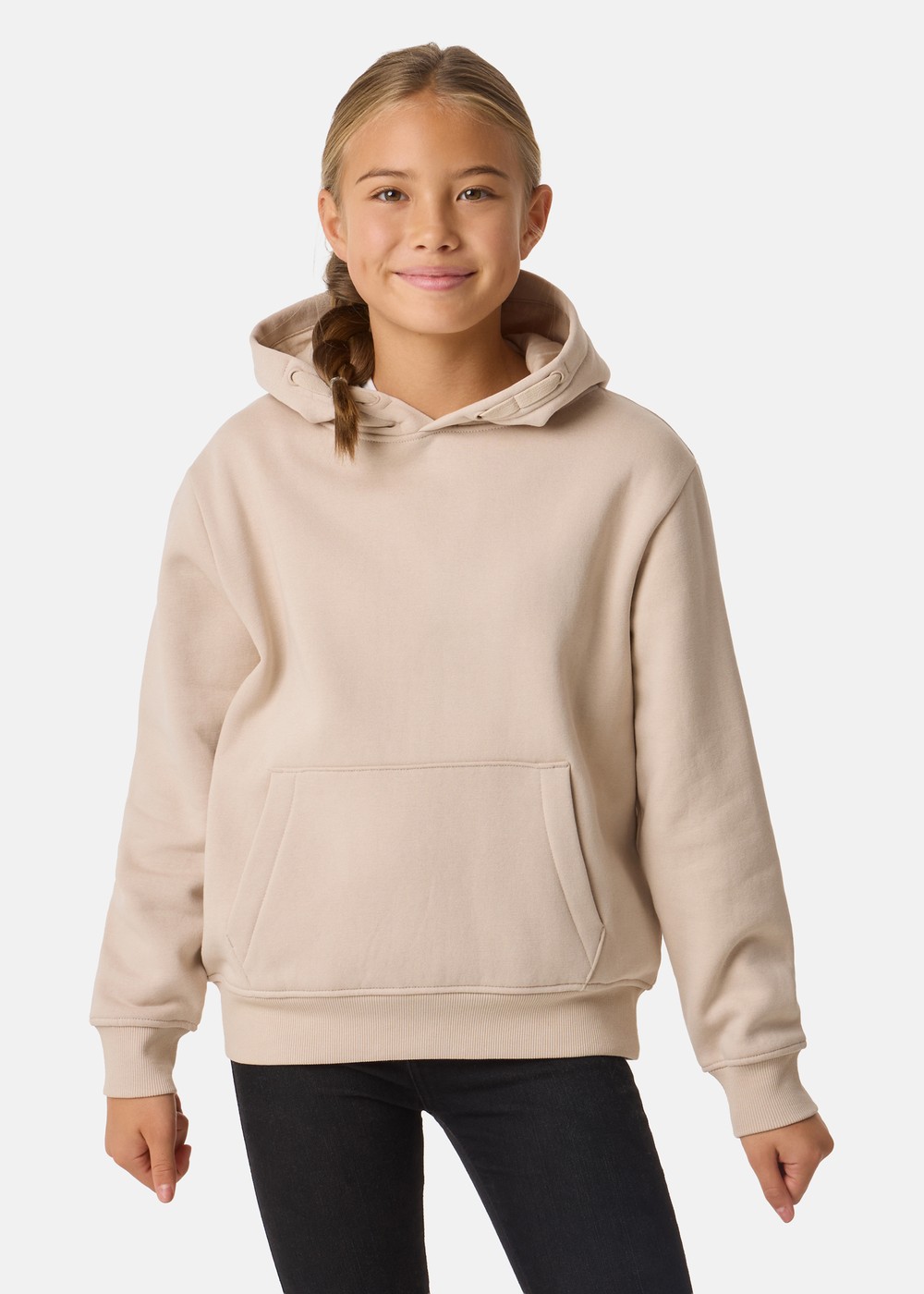 College Hood JR, BEIGE, 120, Hoodies | Junior - Kläder - Tröjor - Hoodies | Padelspecialisterna