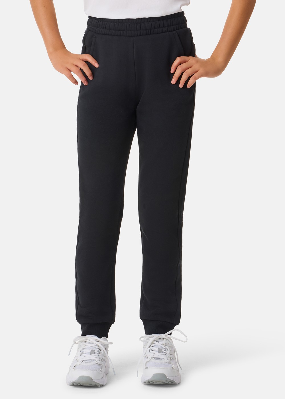 College Pants JR, BLACK, 130, Sweatpants | Junior - KlÀder - Byxor - Sweatpants | Padelspecialisterna