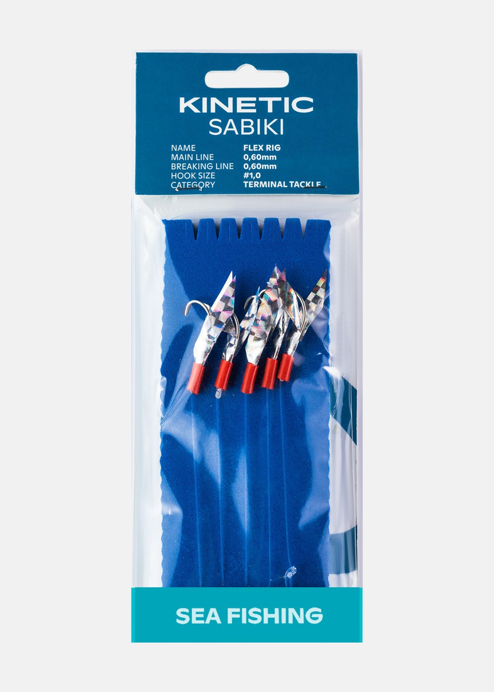 Kinetic Sabiki Flex, Silver Flex, 1/0, Krokar | Sport & aktivitet - Fiske - Krokar och tillbehör - Krokar | Padelspecialisterna