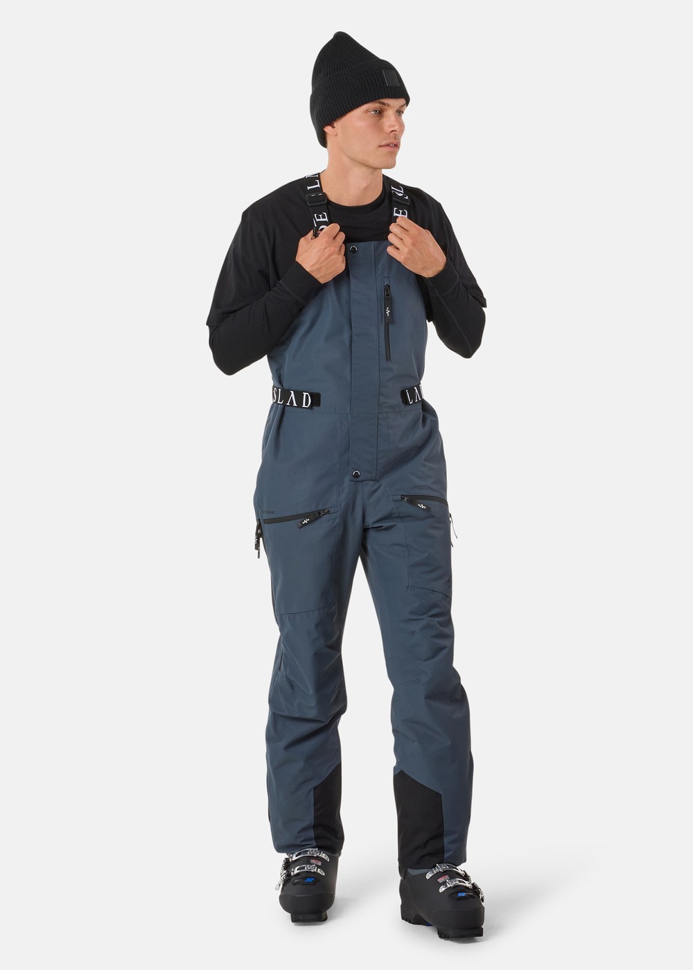 Aspen Bib Pants, Dk. Steel Green, L, Överdragsbyxor | Herr - Kläder - Byxor - Överdragsbyxor | Padelspecialisterna