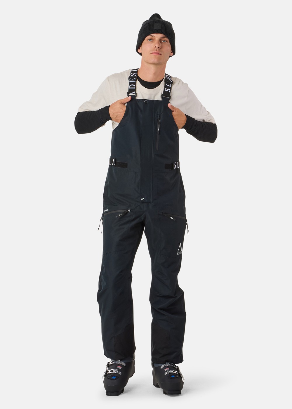 Aspen Bib Pants, BLACK, L, Överdragsbyxor | Herr - Kläder - Byxor - Överdragsbyxor | Padelspecialisterna