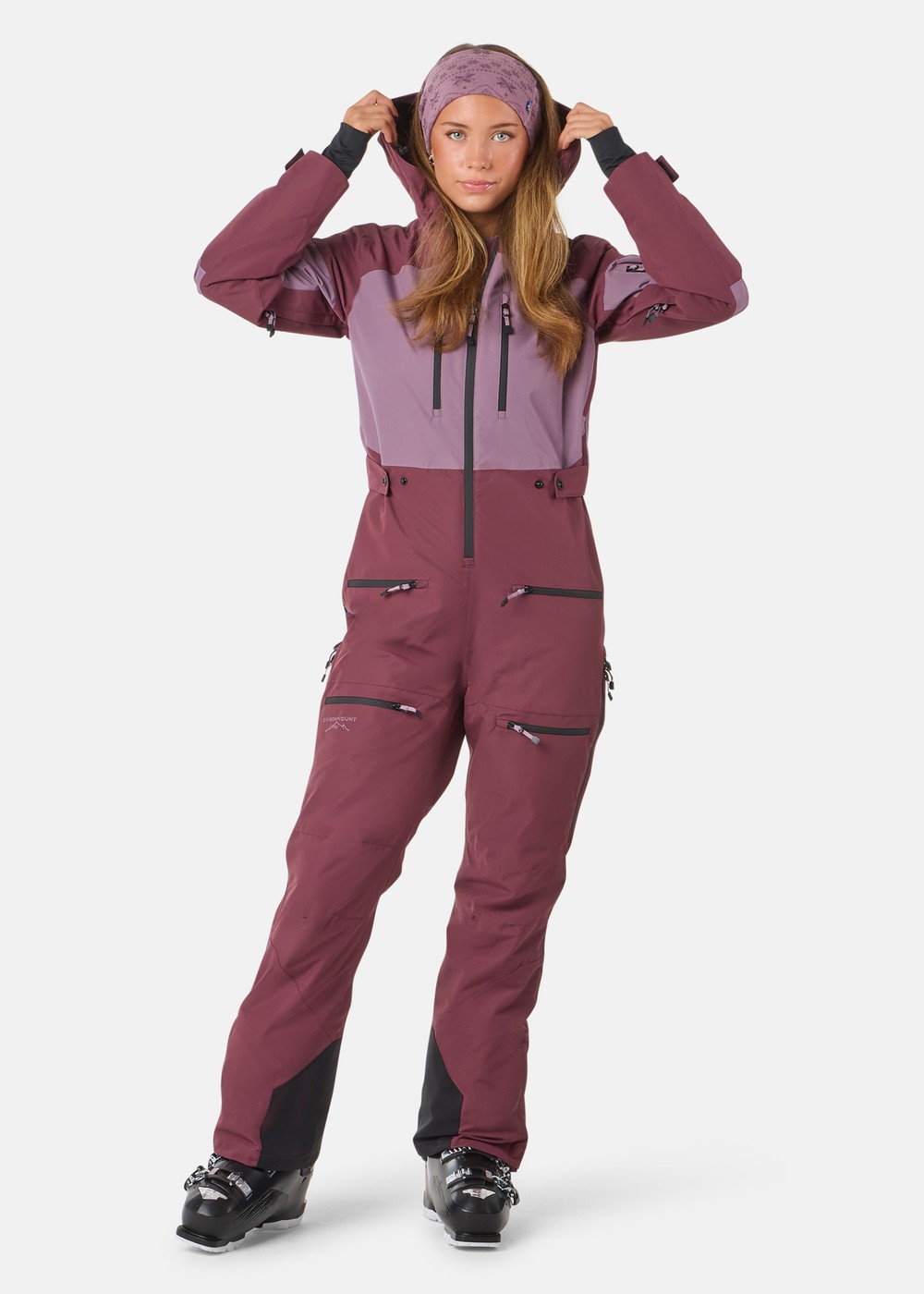 Freeride Skisuit II W, Dk. Mauve/Pale Mauve, 36, Skidkläder | Sport & aktivitet - Sporter - Alpin skidåkning - Skidkläder | Padelspecialisterna