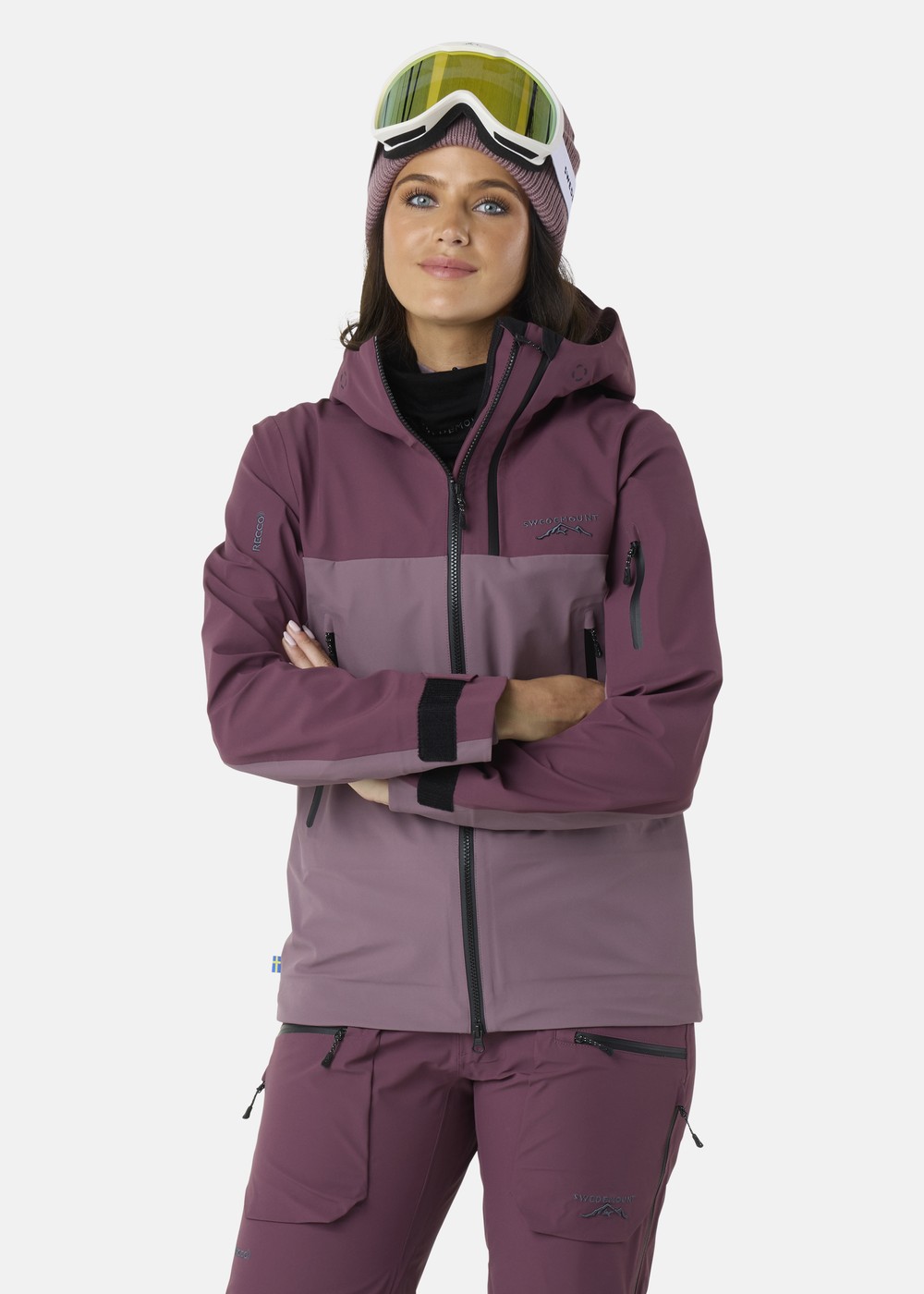 Lofoten 3L Shell Jacket W II, Dk. Mauve/Pale Mauve, 38, Vinterjackor | Dam - Kläder - Jackor - Vinterjackor | Padelspecialisterna