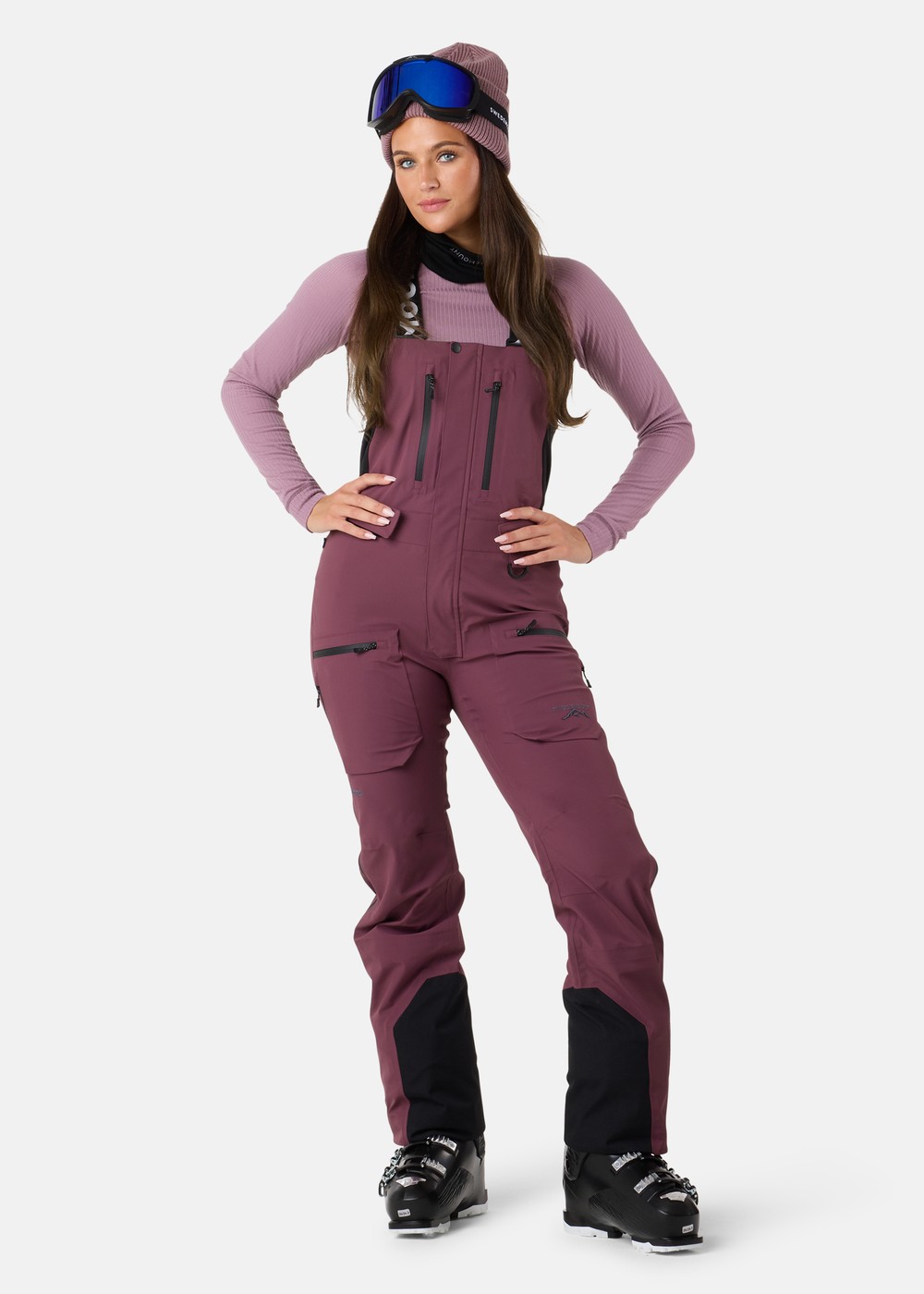 Lofoten 3L Shell Bib Pants II W, Dk. Mauve, 46, Skidkläder | Sport & aktivitet - Sporter - Alpin skidåkning - Skidkläder | Padelspecialisterna