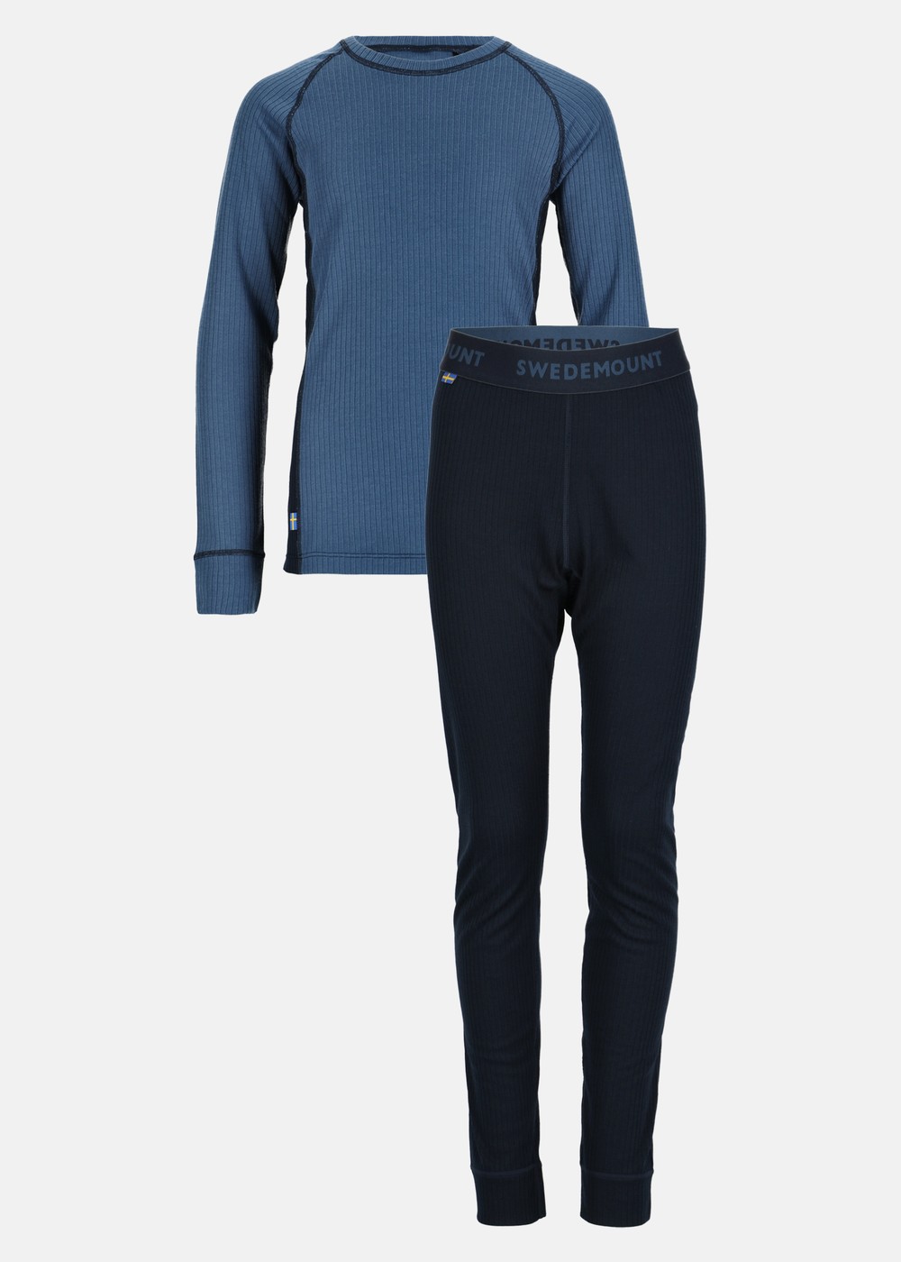 Nordic Active Base Layer Set JR II, Dk. Navy/Blue, 120, Funktionsunderställ | Sport & aktivitet - Friluftsliv - Vandringskläder - Underställ - Funktionsunderställ | Padelspecialisterna