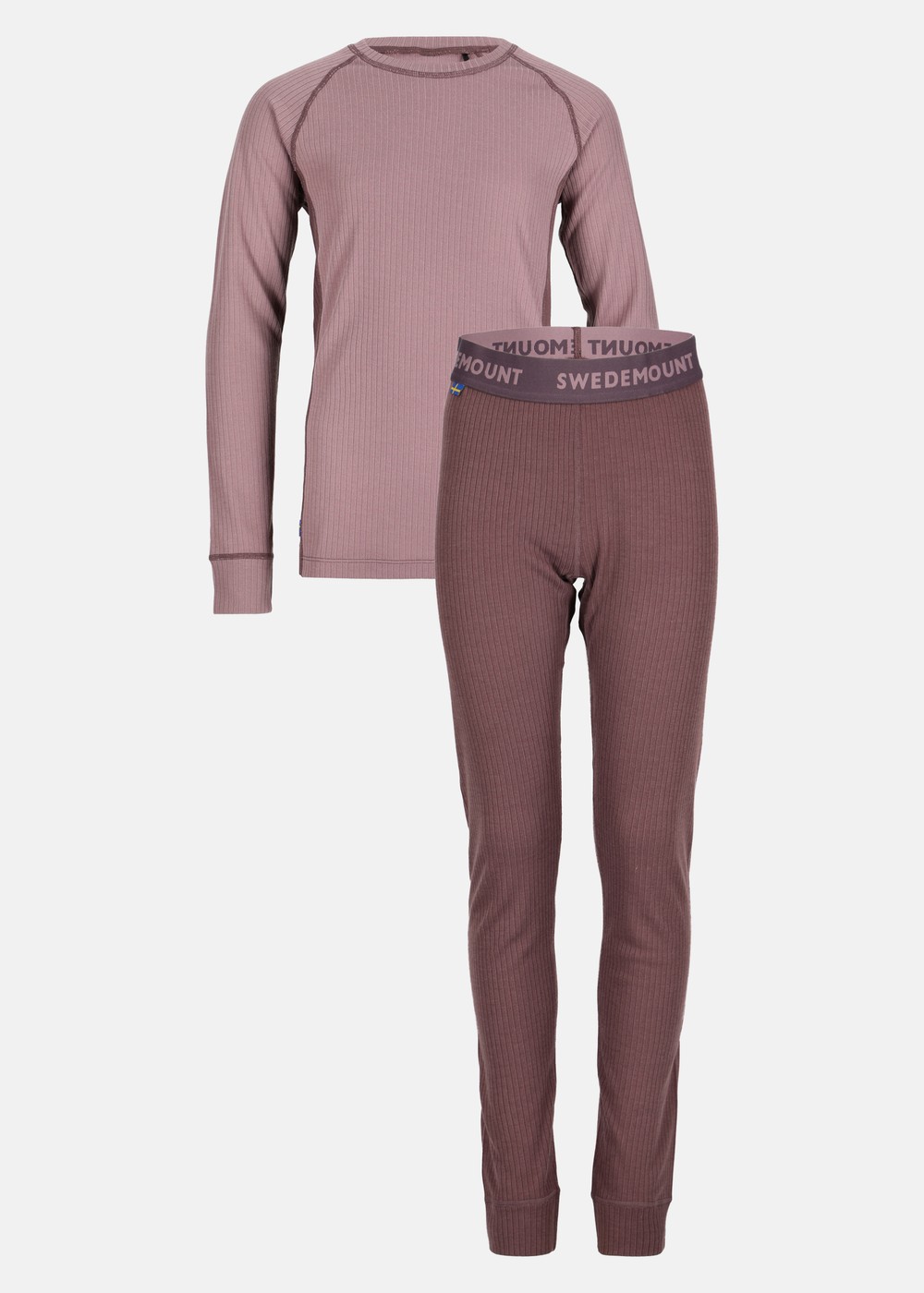Nordic Active Base Layer Set JR II, Dk. Mauve/Pale Mauve, 140, Funktionsunderställ | Sport & aktivitet - Friluftsliv - Vandringskläder - Underställ - Funktionsunderställ | Padelspecialisterna
