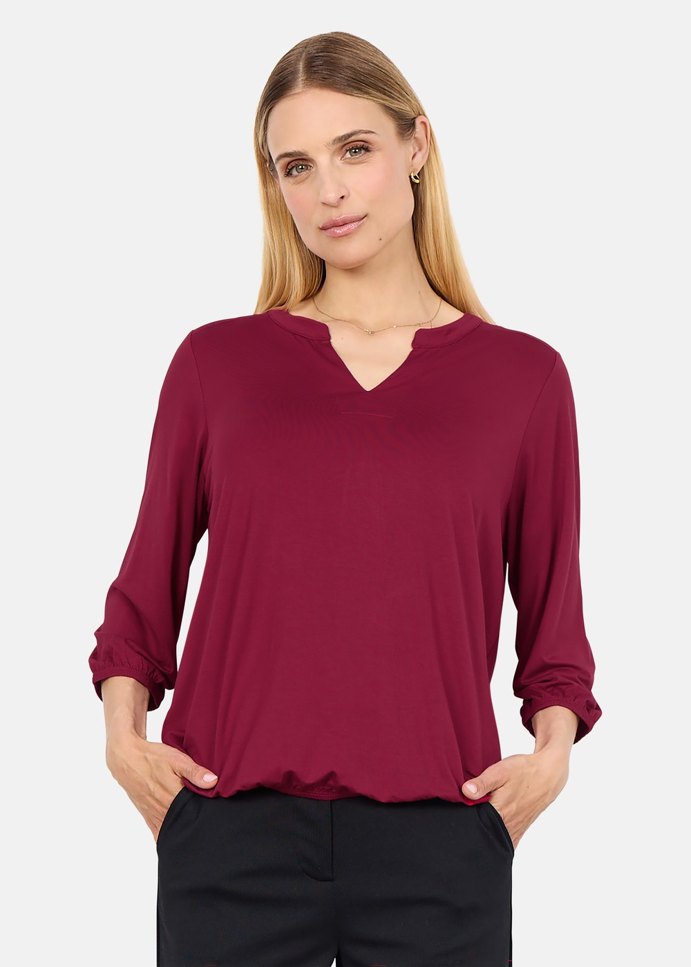Sc-Marica 338, Dark Red, S, T-Shirts | Dam - Kläder - T-shirts | Padelspecialisterna