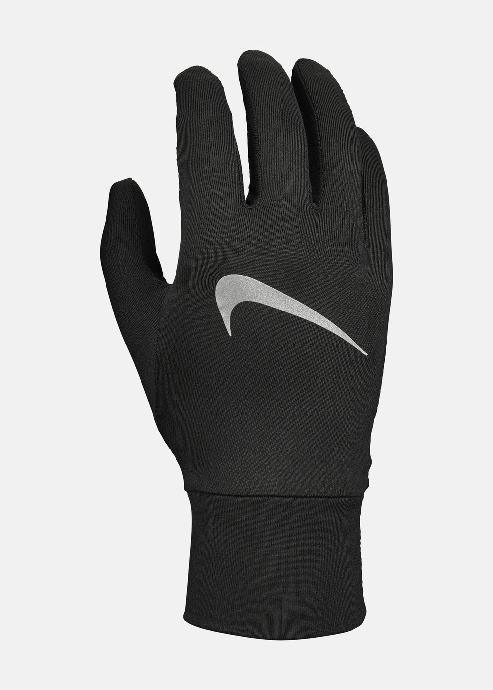 Nike Wmn Accelerate Run Gloves, Black/Black/Silver, S, Löpartillbehör | Dam - Aktivitet - Löparkläder - Löpartillbehör | Padelspecialisterna