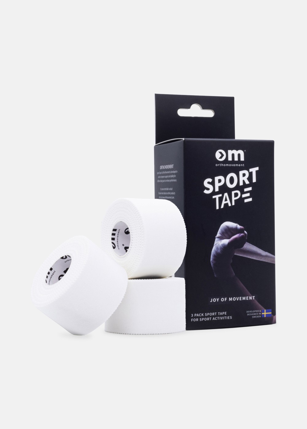 Sport Tape X3 Pack, White, Onesize, Träningstillbehör | Herr - Aktivitet - Träningskläder - Träningstillbehör | Padelspecialisterna