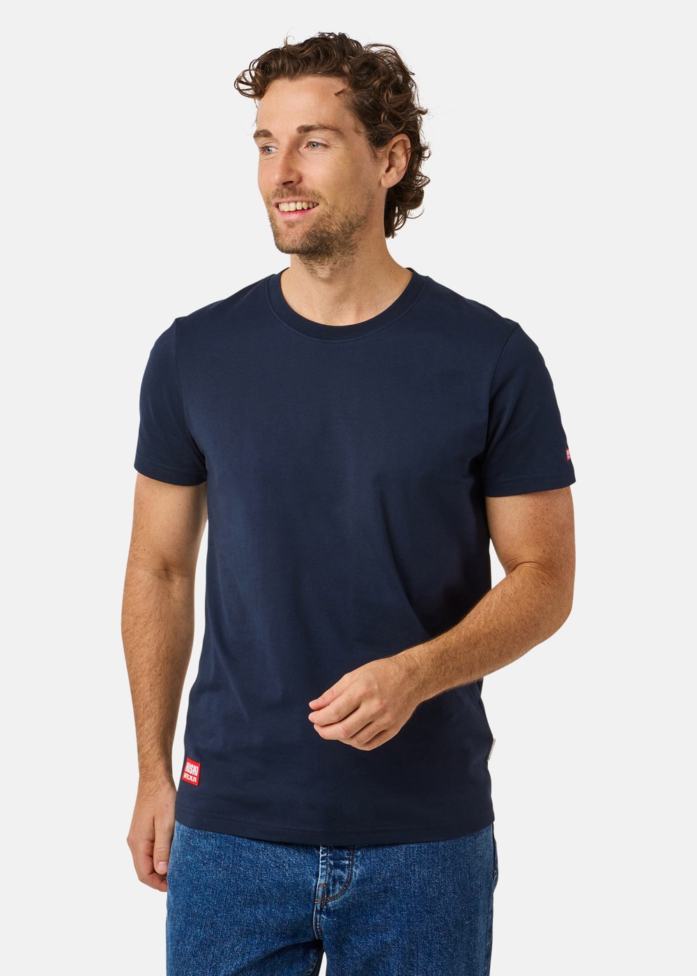 Logo Tee 2, Navy Blue, L, T-Shirts | Herr - Kläder - T-shirts | Padelspecialisterna