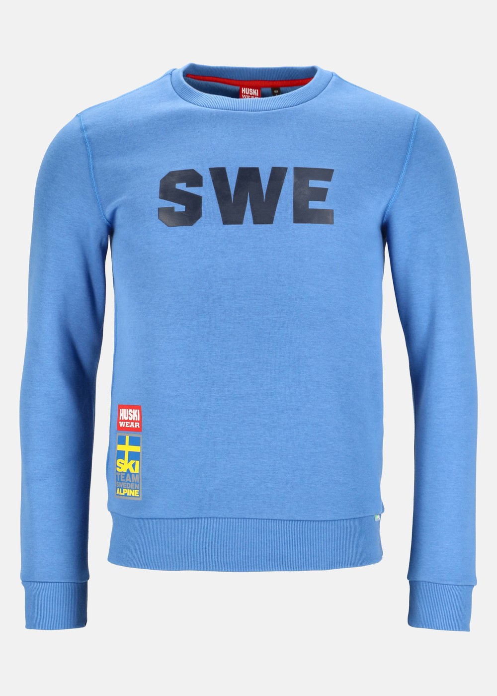 R Swe Team Logo Crew, Azure Blue, S, Stickat | Herr - Kläder - Tröjor - Stickat | Padelspecialisterna