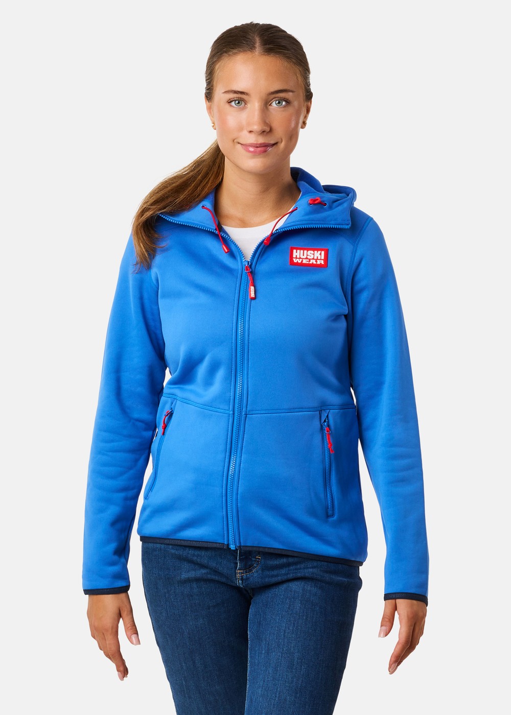 W Mid Hood Jacket, Azure Blue, M, Jackor | Sport & aktivitet - Friluftsliv - Vandringskläder - Jackor | Padelspecialisterna