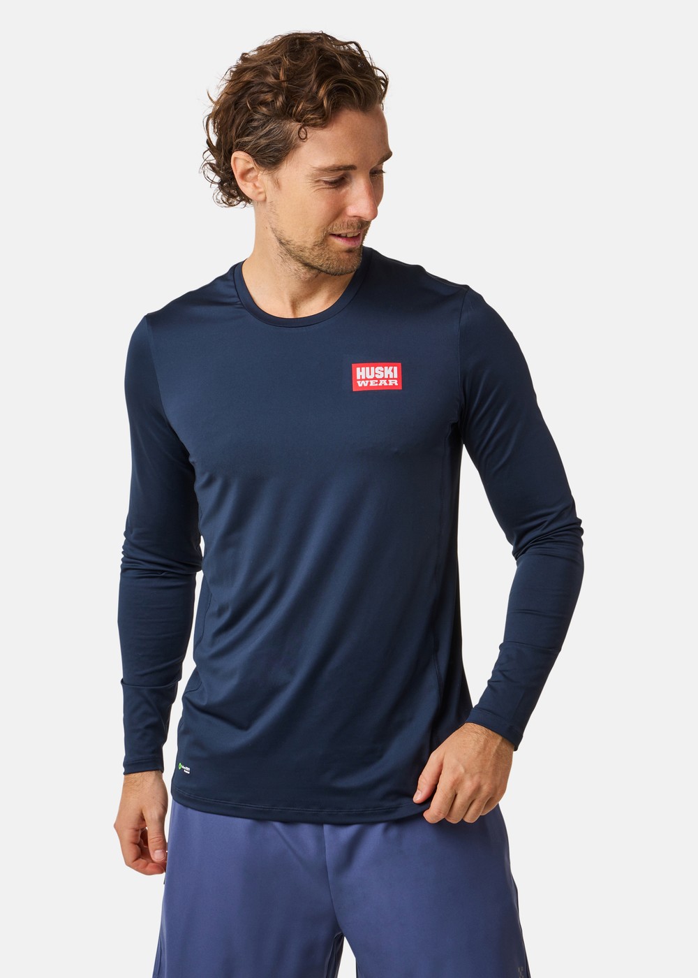 Active Top LS, Navy Blue, XL, T-shirts | Herr - Kläder - T-shirts | Padelspecialisterna