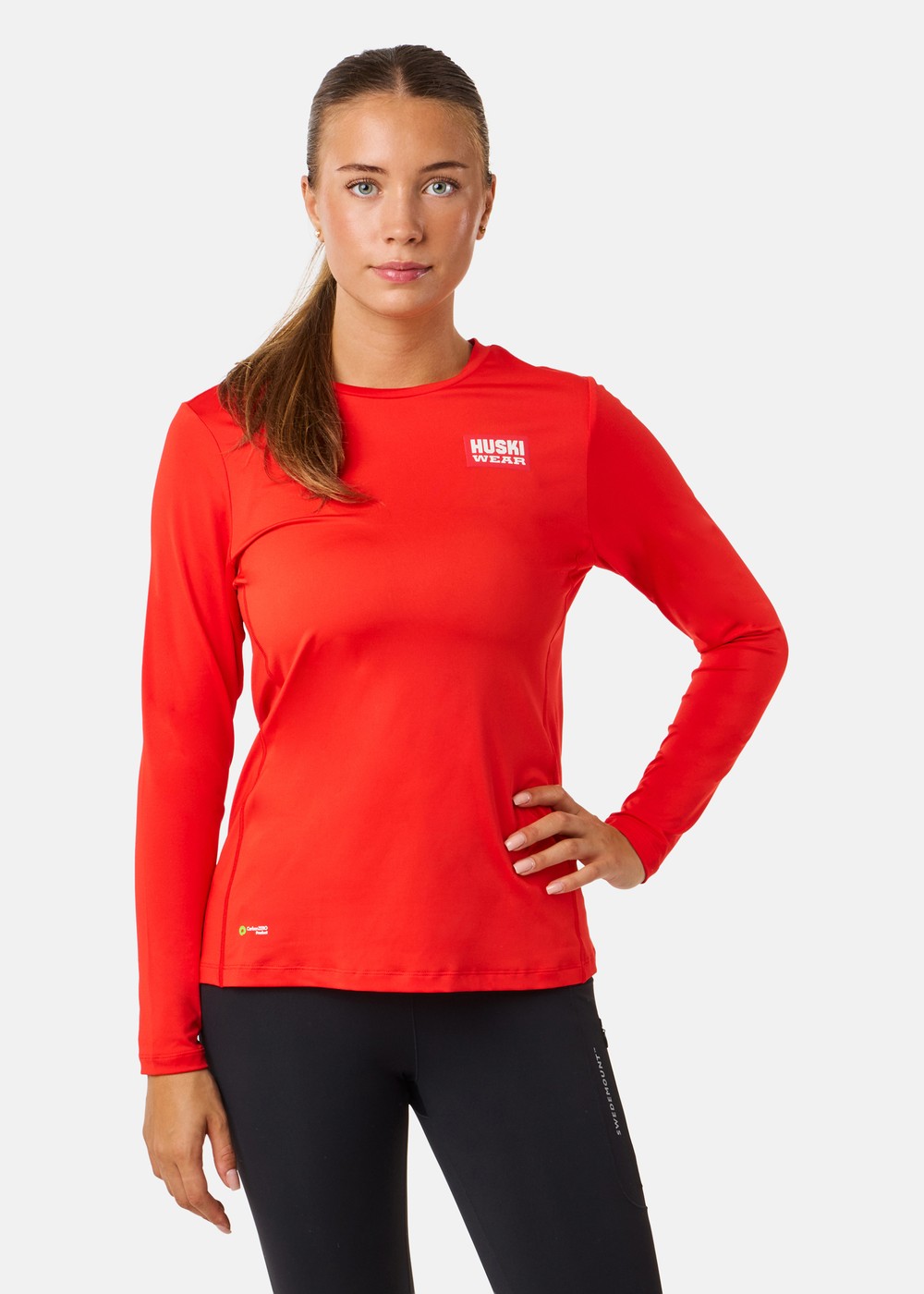 W Active Top LS, Huski Red, L, Tränings-t-shirts | Dam - Aktivitet - Träningskläder - Tränings-t-shirts | Padelspecialisterna