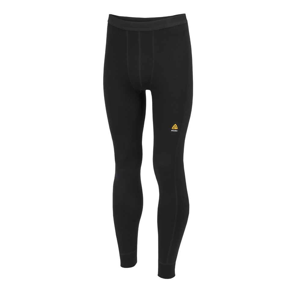 Warmwool Longs Ms, Jet Black, L, Ullunderställ | Sport & aktivitet - Friluftsliv - Vandringskläder - Underställ - Ullunderställ | Padelspecialisterna