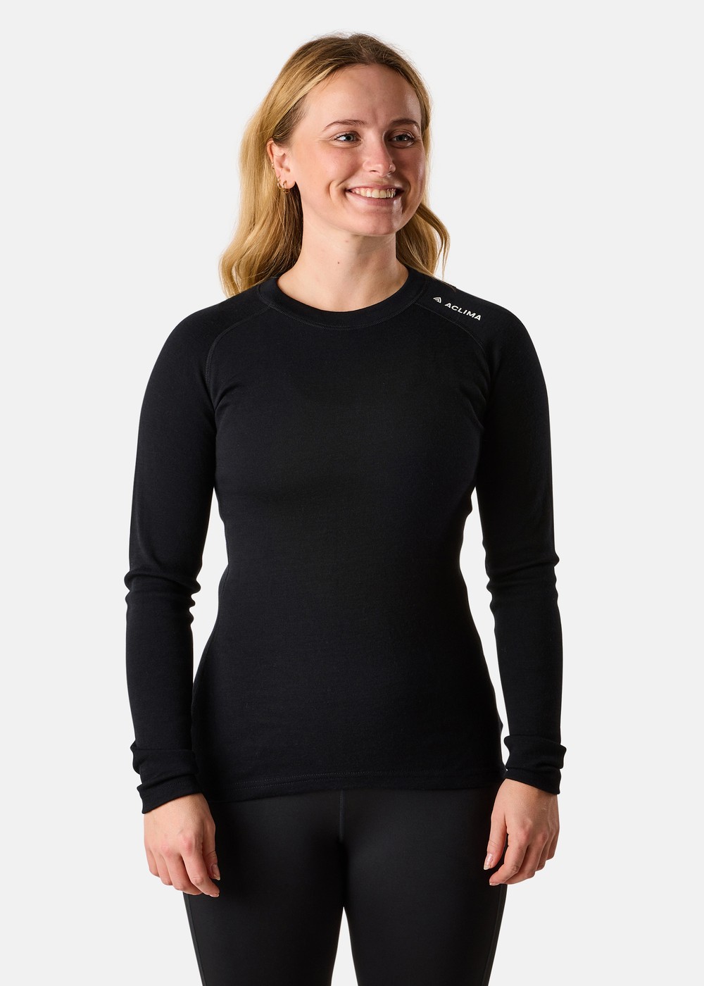 Warmwool Crewneck Ws, Jet Black, Xl, Tröjor | Sport & aktivitet - Friluftsliv - Vandringskläder - Tröjor | Padelspecialisterna