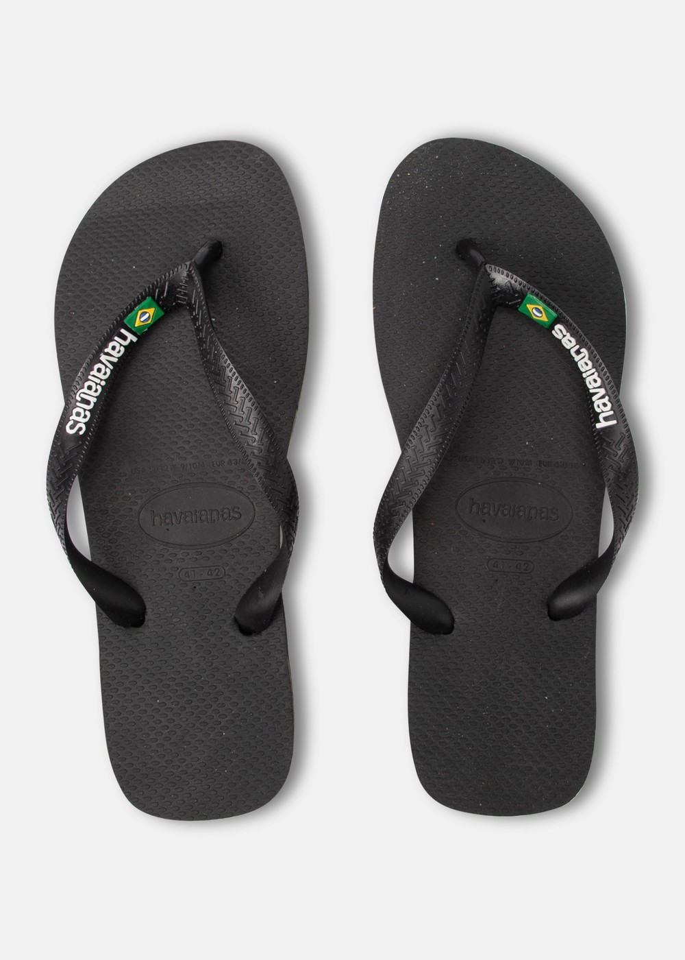 Brazil Logo, Black/Black, 37-38, Tofflor | Herr - Kläder - Badkläder - Tofflor | Padelspecialisterna