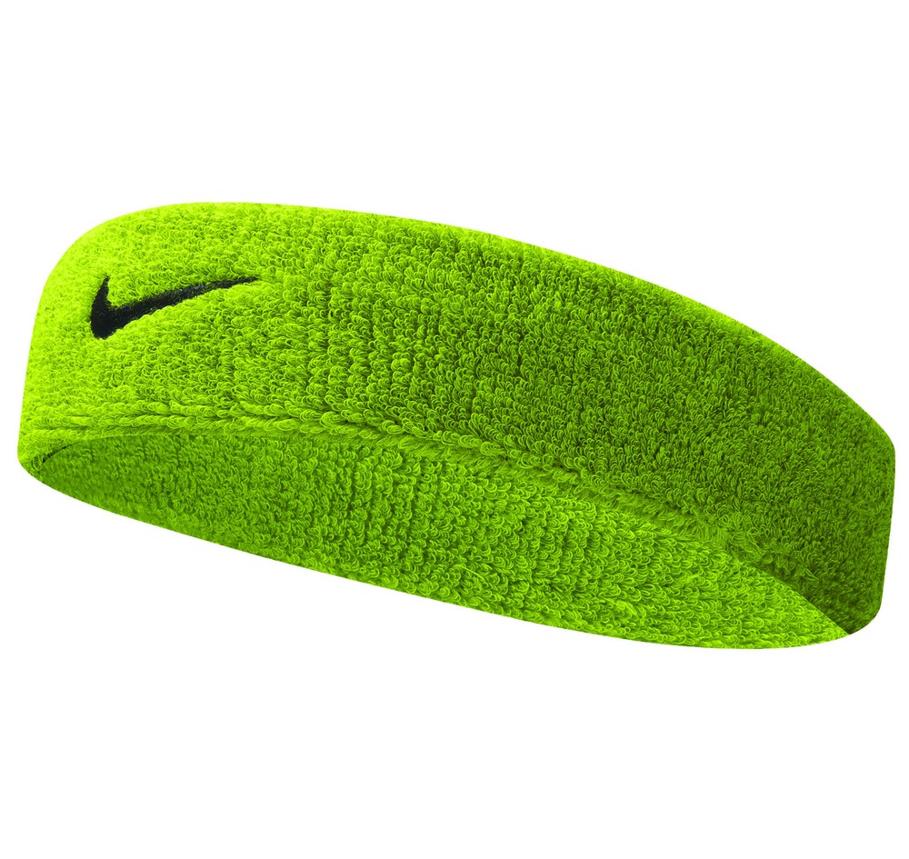 Nike Swoosh Headband, Atomic Green/Black, Onesize, Kläder Och Skor | Sport & aktivitet - Sporter - Padel - Kläder och skor | Padelspecialisterna