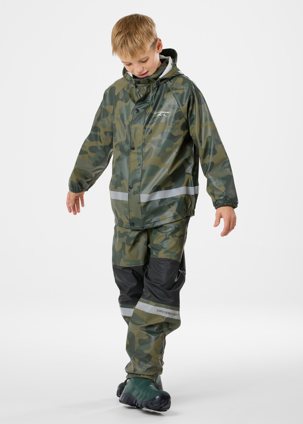 Drop Rain Set Jr, Camouflage, 100, Regnjackor | Junior - Kläder - Regnkläder - Regnjackor | Padelspecialisterna