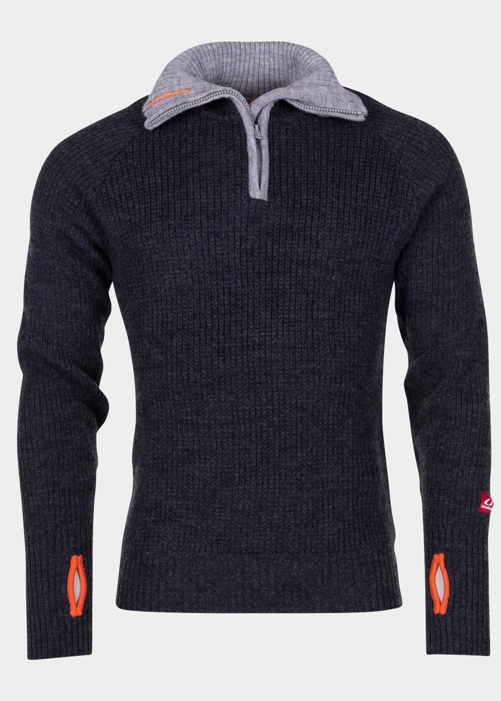 Rav Sweater With Zip, Charcoal Melange/Grey Melange/, Xs, Mode | Mode | Padelspecialisterna