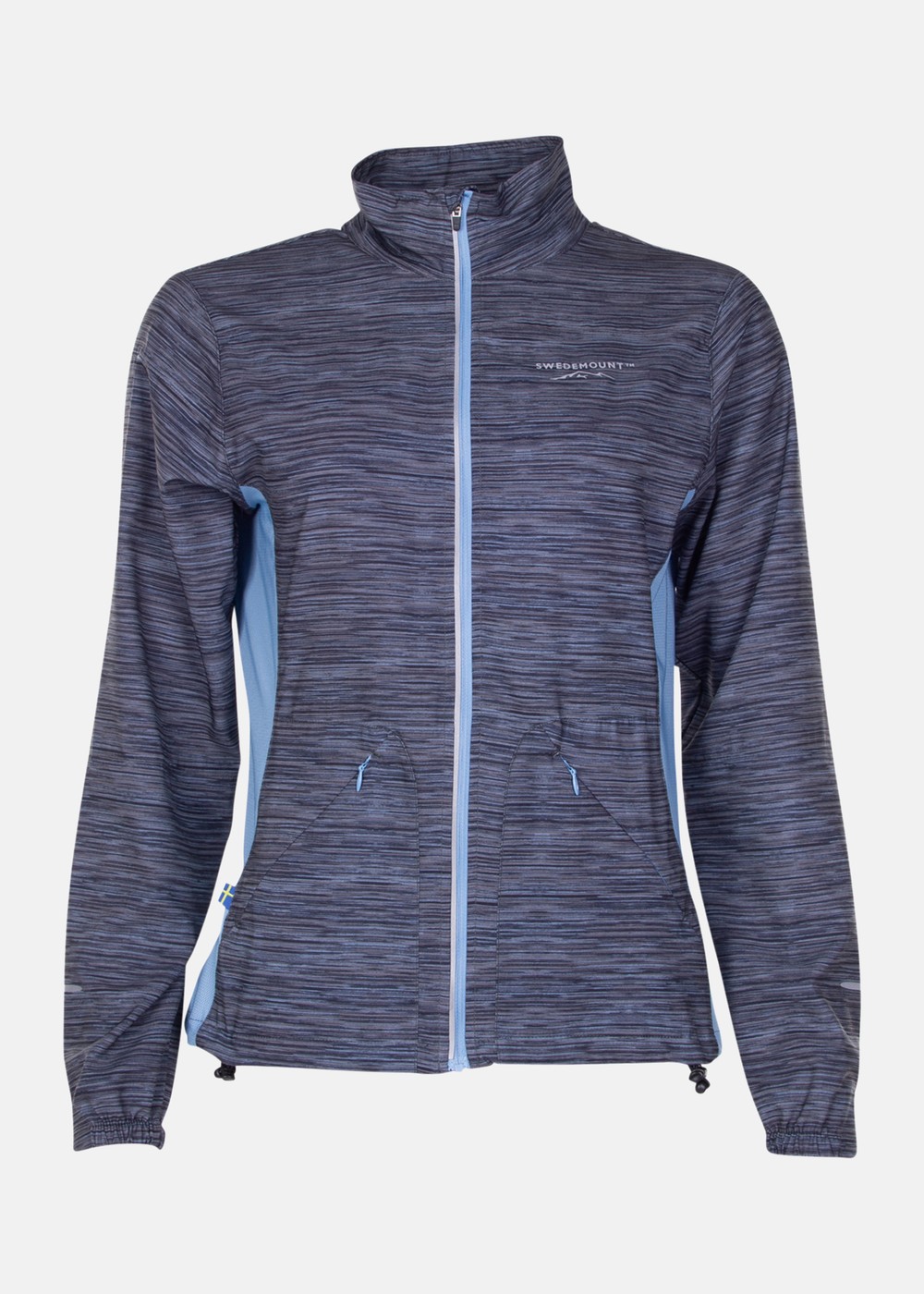 Running Jacket W, Dk Navy Melange/ Lt Blue, 44, Träningsjackor | Dam - Aktivitet - Träningskläder - Träningsjackor | Padelspecialisterna