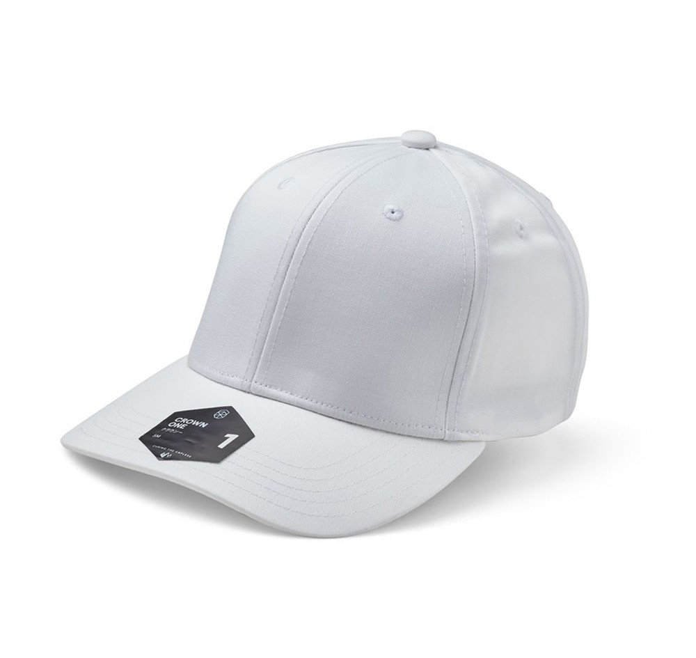 Crown 1 Baseball Cap, White, S/M, Hattar | Herr - Accessoarer - Kepsar & Hattar | Padelspecialisterna