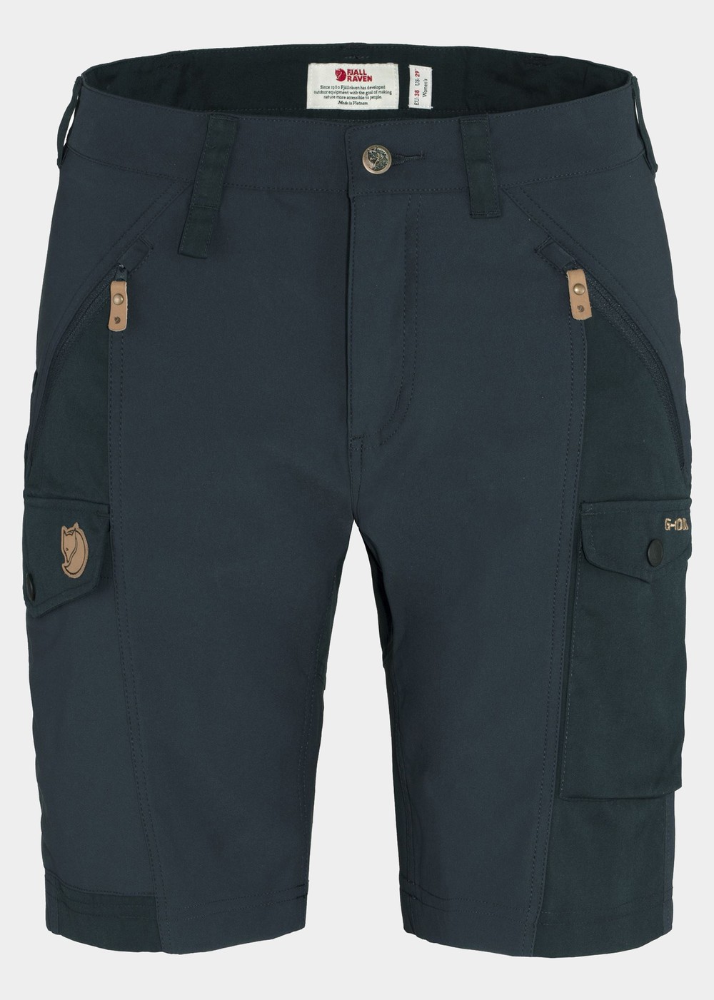 Nikka Shorts Curved W, Dark Navy, 36, Shorts | Dam - Aktivitet - Outdoorkläder - Shorts | Padelspecialisterna