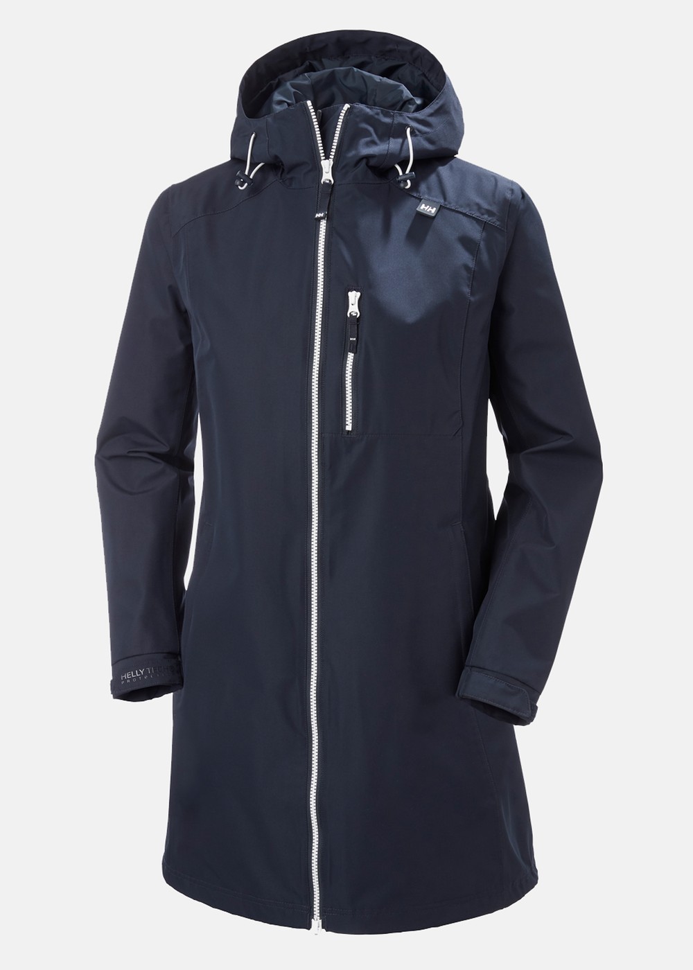 W Long Belfast Jacket, 597 Navy, S, Vårjackor | Dam - Kläder - Jackor - Vårjackor | Padelspecialisterna