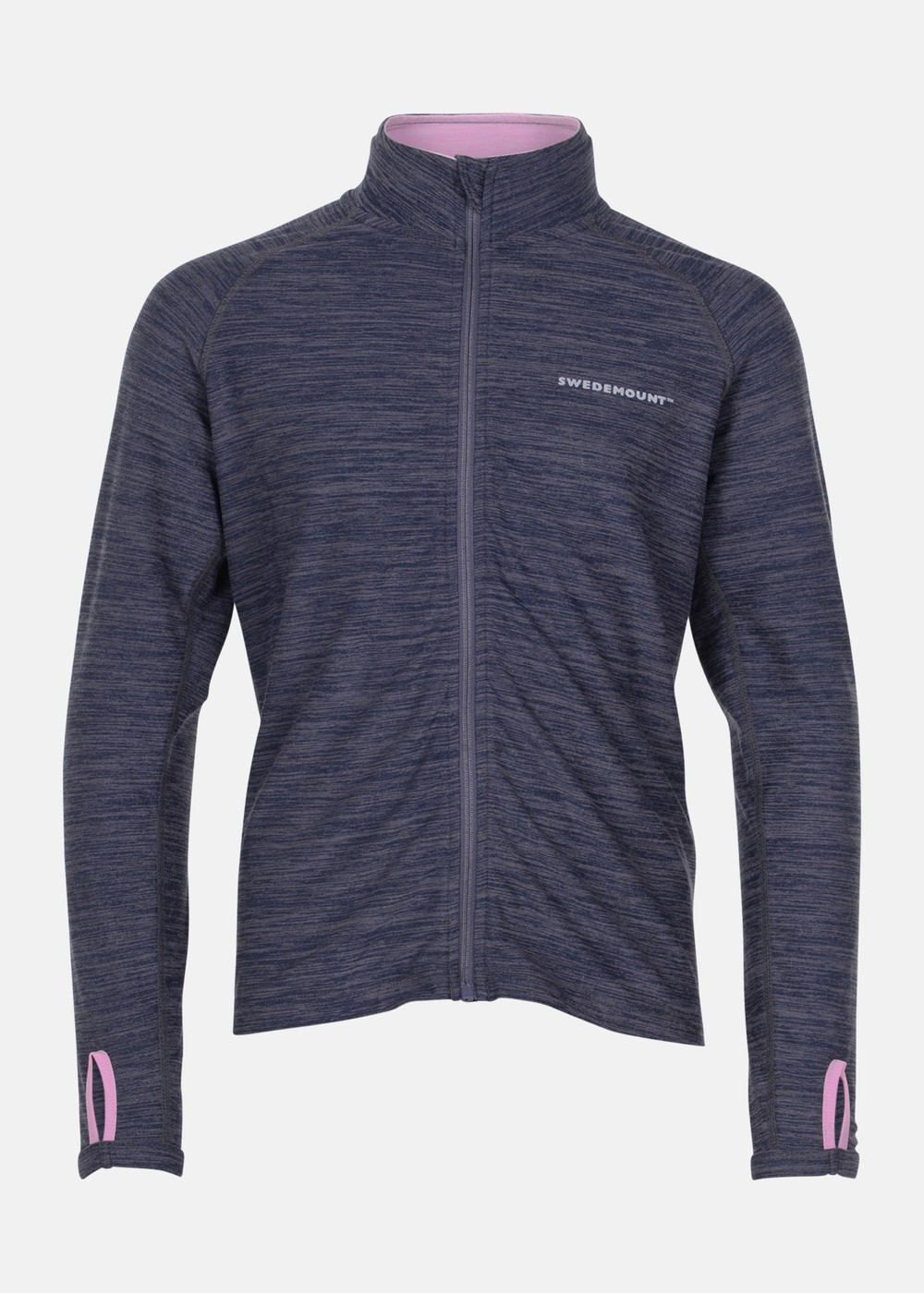 Multi Fullzip Jr, Lavender Mel /Lt Pink Mel, 130, Hoodies | Junior - Kläder - Tröjor - Hoodies | Padelspecialisterna