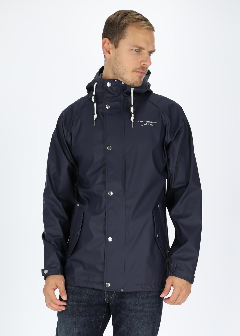 Väderöarna Jacket, Navy, S, Regnjackor | Herr - Kläder - Regnkläder - Regnjackor | Padelspecialisterna