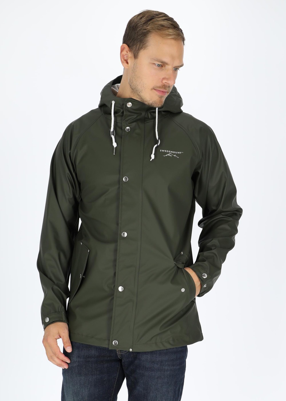 Väderöarna Jacket, Olive, 2xl, Regnjackor | Herr - Kläder - Regnkläder - Regnjackor | Padelspecialisterna