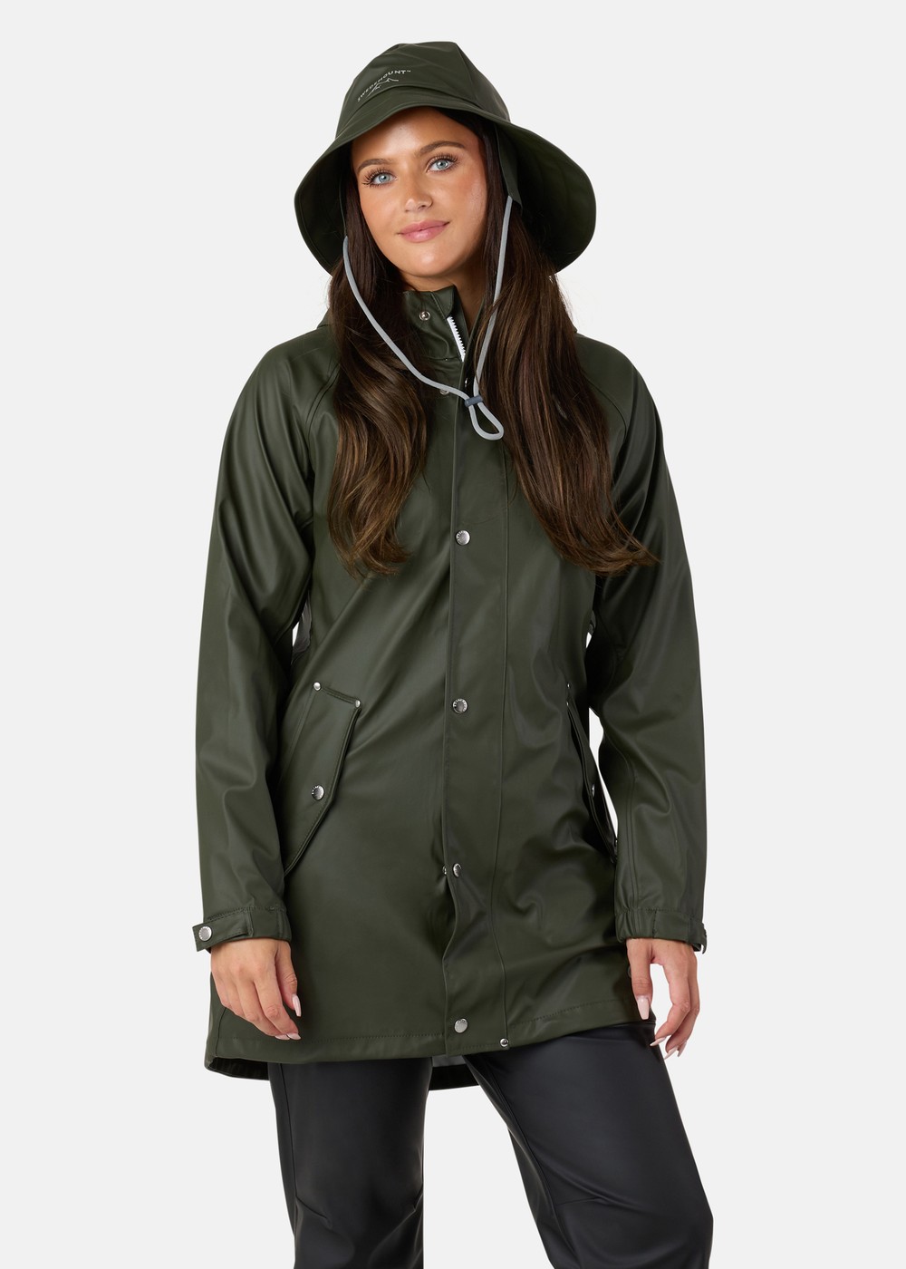 Väderöarna Coat W, Olive, 46, Regnjackor | Dam - Kläder - Regnkläder - Regnjackor | Padelspecialisterna