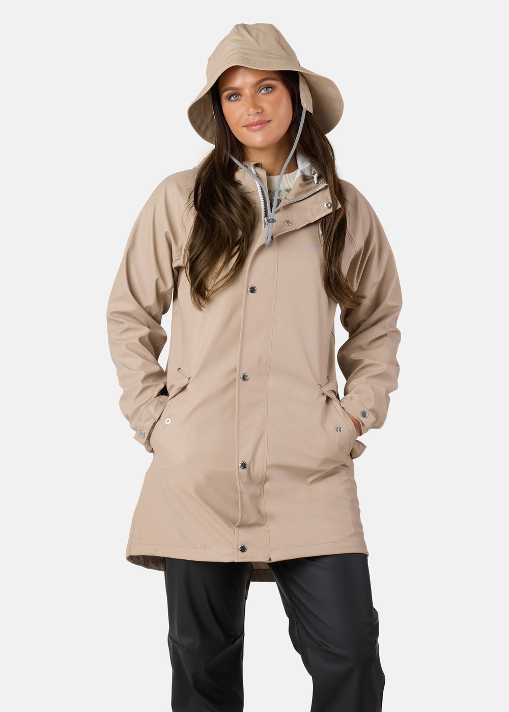 Väderöarna Coat W, Beige, 46, Regnjackor | Dam - Kläder - Regnkläder - Regnjackor | Padelspecialisterna