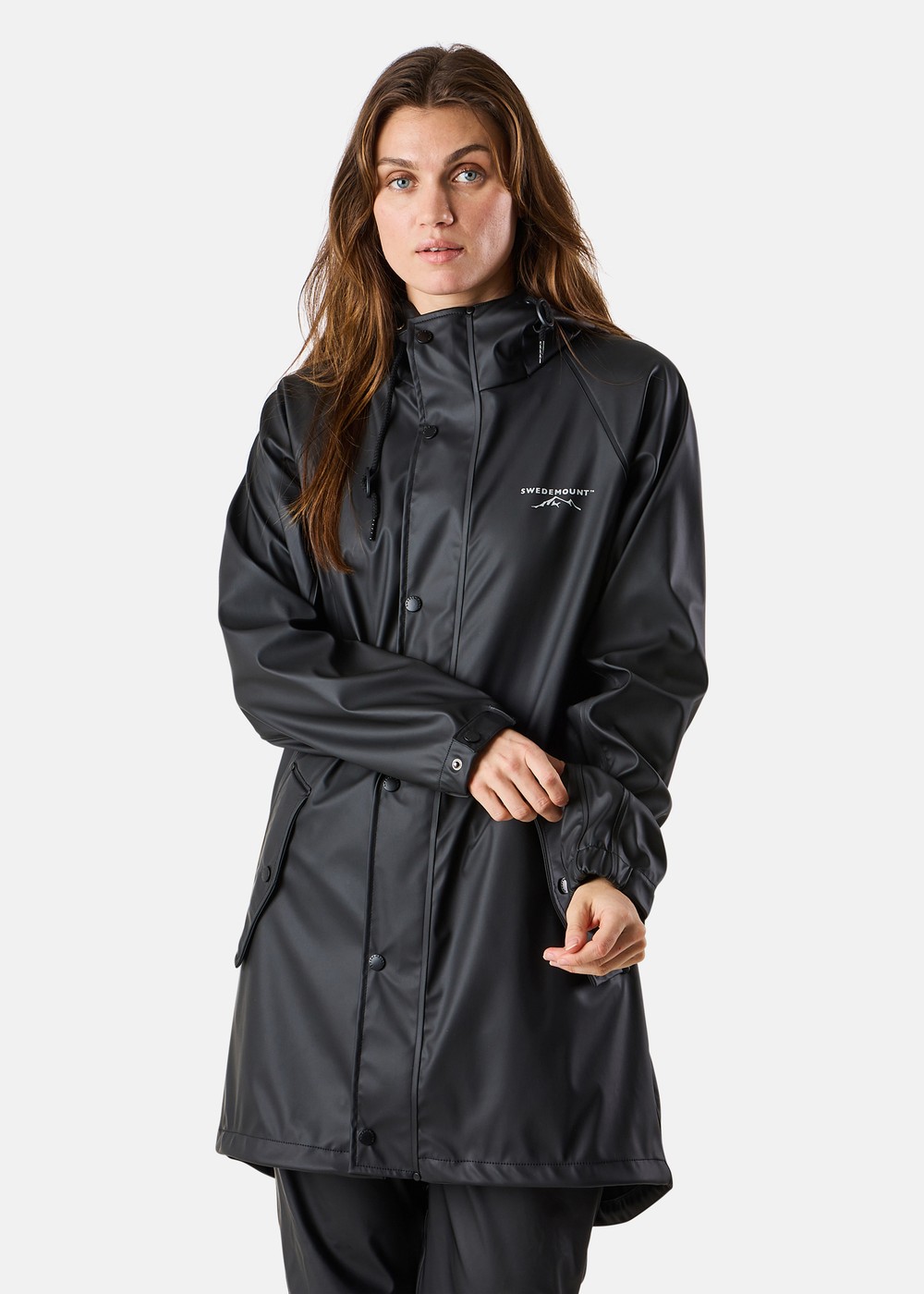 Väderöarna Coat W, Black/Black, 40, Regnjackor | Dam - Kläder - Regnkläder - Regnjackor | Padelspecialisterna