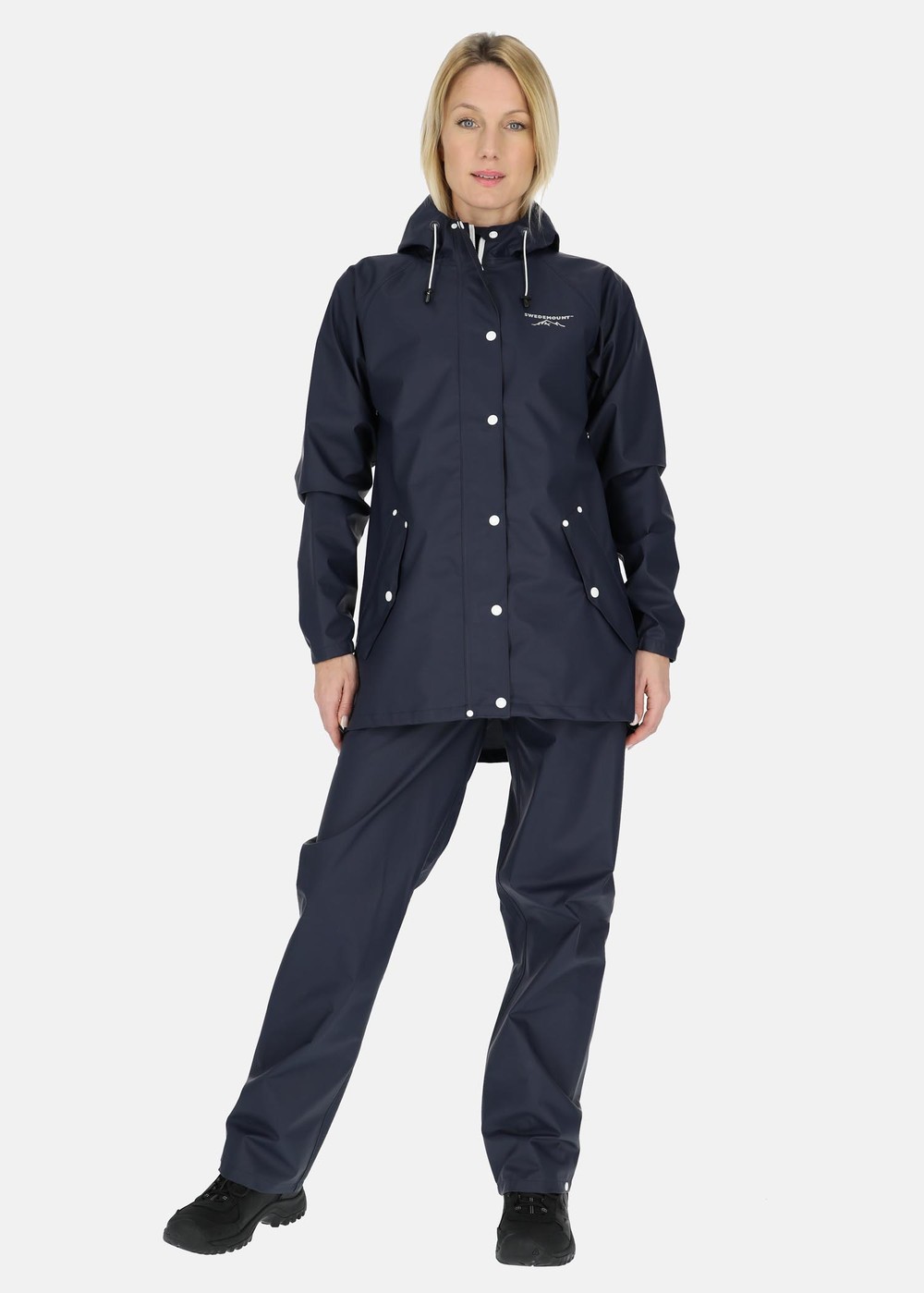 Tjärnö Rain Set W, Navy, 34, Set Regnjackor + Byxor | Dam - Kläder - Regnkläder - Set regnjackor + byxor | Padelspecialisterna