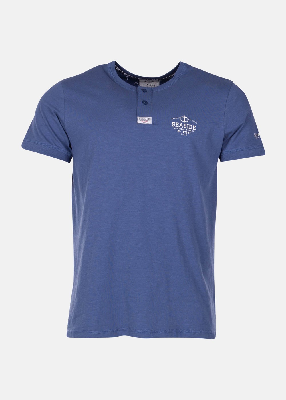 Coos Bay Tee, Denim Blue, M, Strandkläder | Herr - Kläder - Badkläder - Strandkläder | Padelspecialisterna