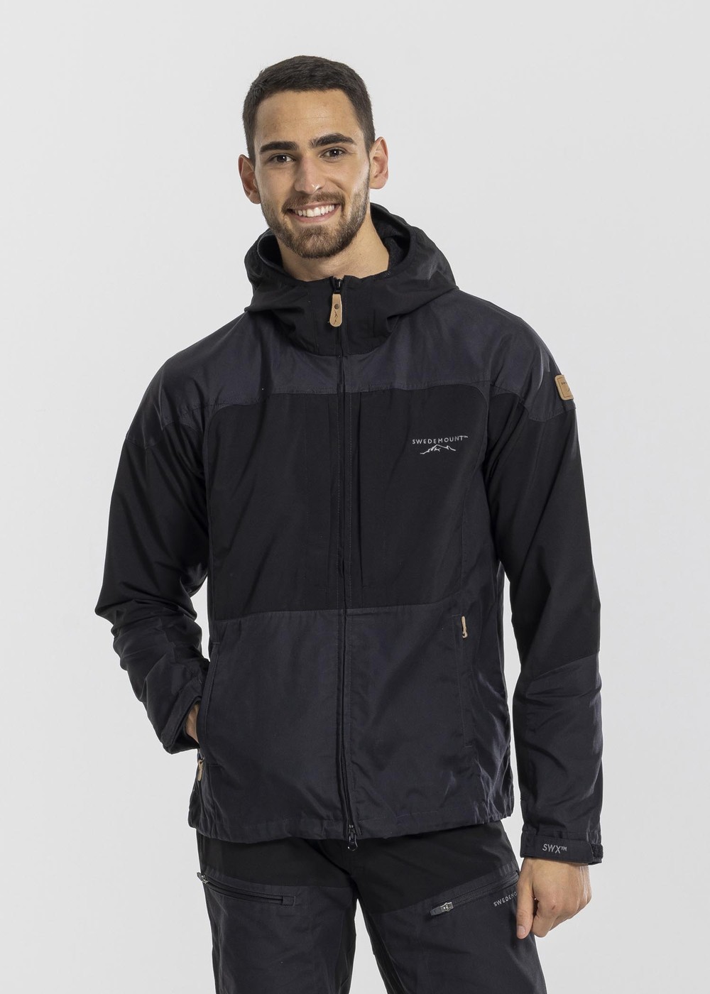 Nordkap Stretch Jacket, Charcoal/Black, Xs, Jackor | Herr - Aktivitet - Outdoorkläder - Jackor | Padelspecialisterna