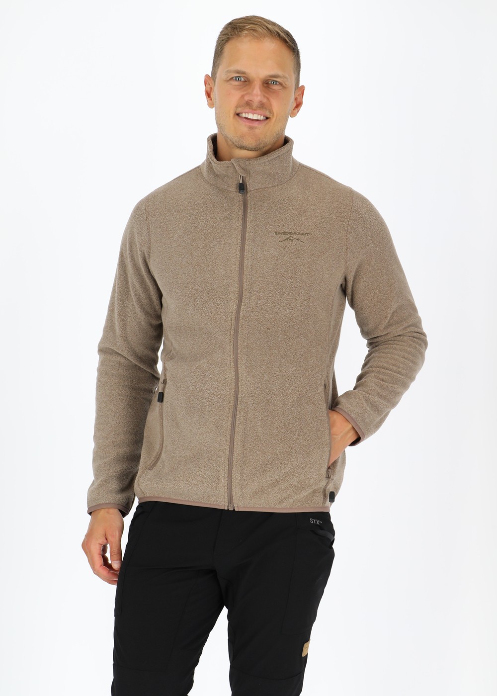 Tromsö Fleece, Dk. Hazel Melange/ Dk. Hazel, 4xl, Fleecetröjor | Herr - Kläder - Tröjor - Fleecetröjor | Padelspecialisterna