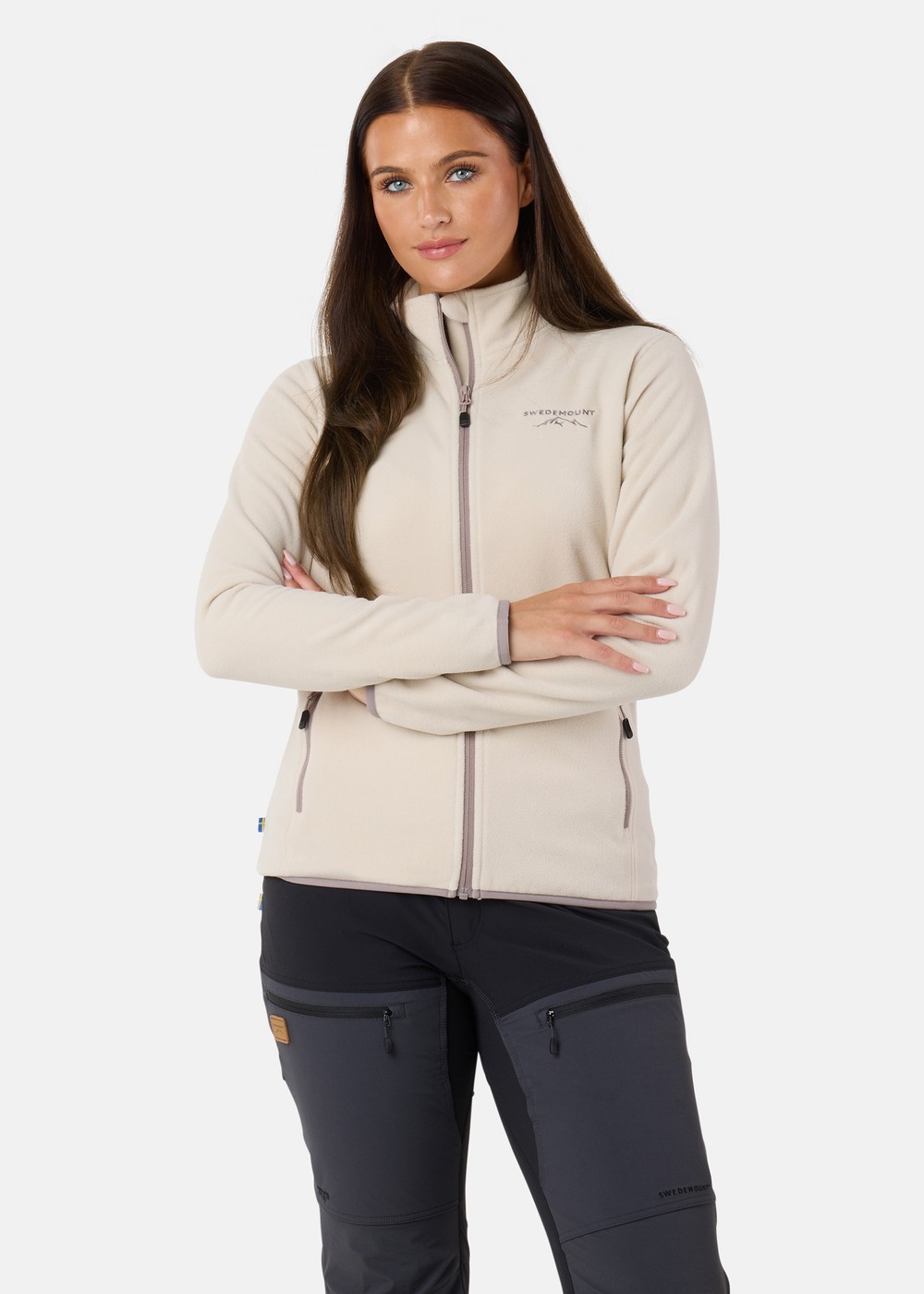 Stryn Fleece W, Sand/Coffee, 44, Fleecetröjor | Dam - Kläder - Tröjor - Fleecetröjor | Padelspecialisterna
