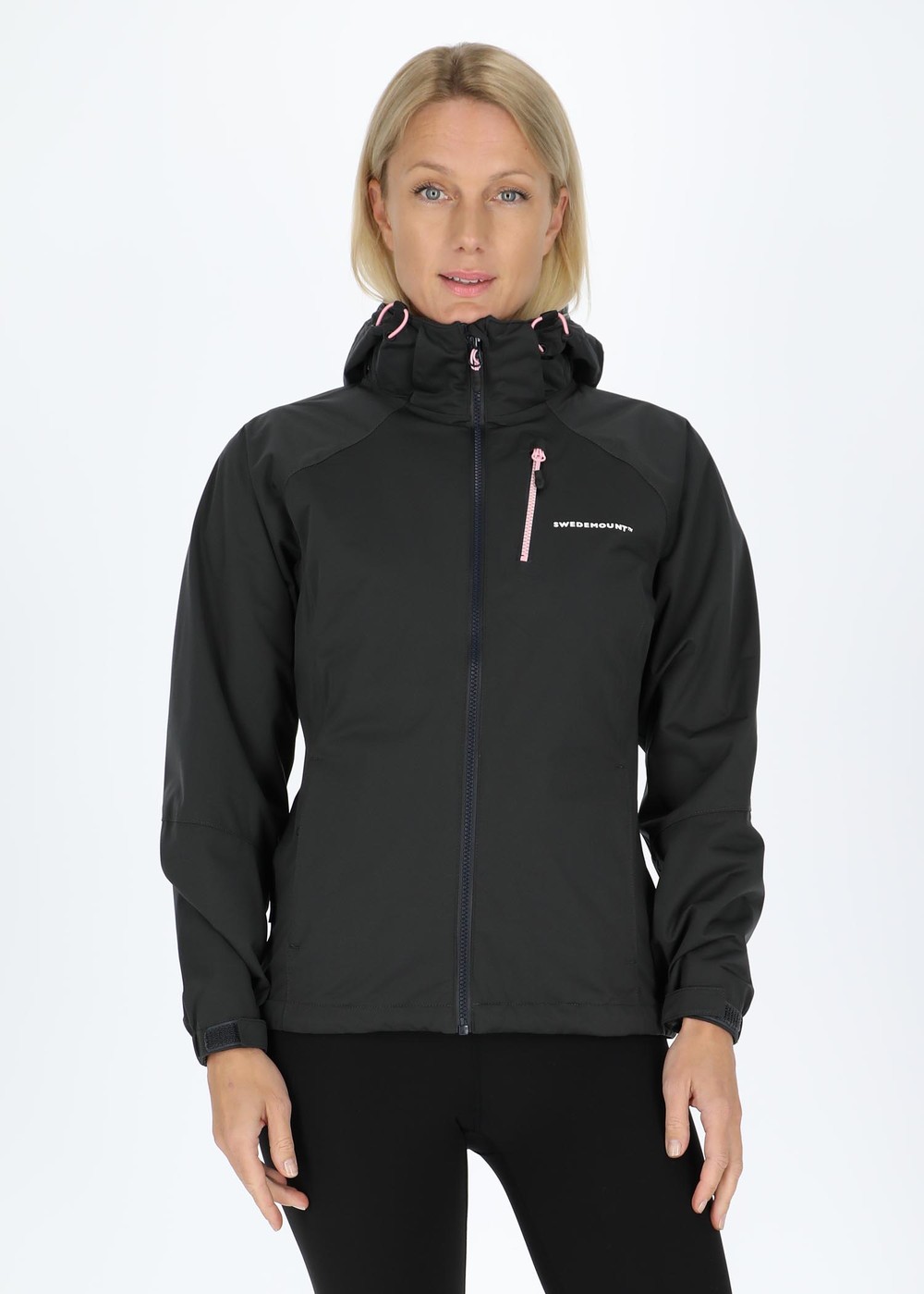 On Course Jacket W, Charcoal/Light Pink, 42, Regnjackor | Dam - Kläder - Regnkläder - Regnjackor | Padelspecialisterna