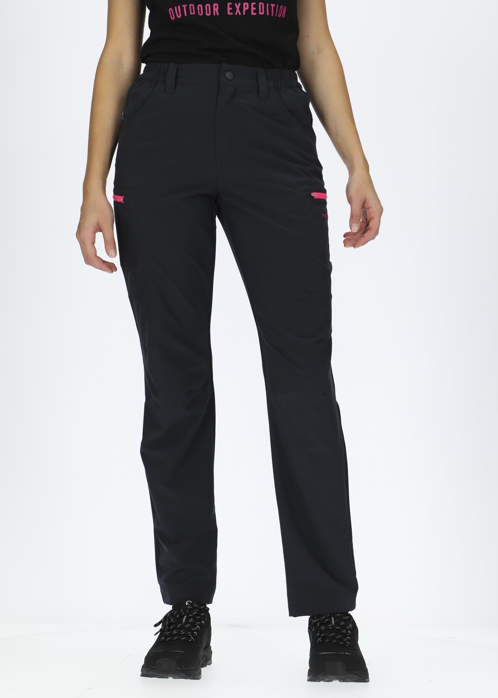 Glittertind Pants W, Charcoal/Fuchsia, 34, Vandringsbyxor | Sport & aktivitet - Friluftsliv - Vandringskläder - Vandringsbyxor | Padelspecialisterna